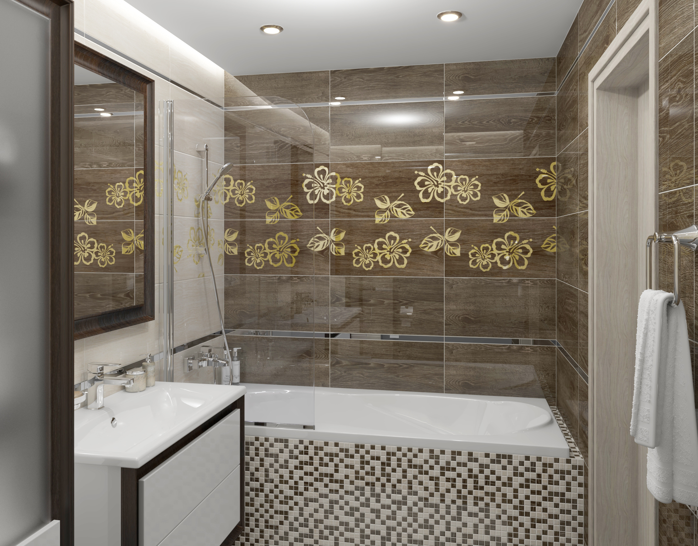 Изображение товара Керамическая плитка Laparet Genesis темно-бежевый 60x30 см для стен