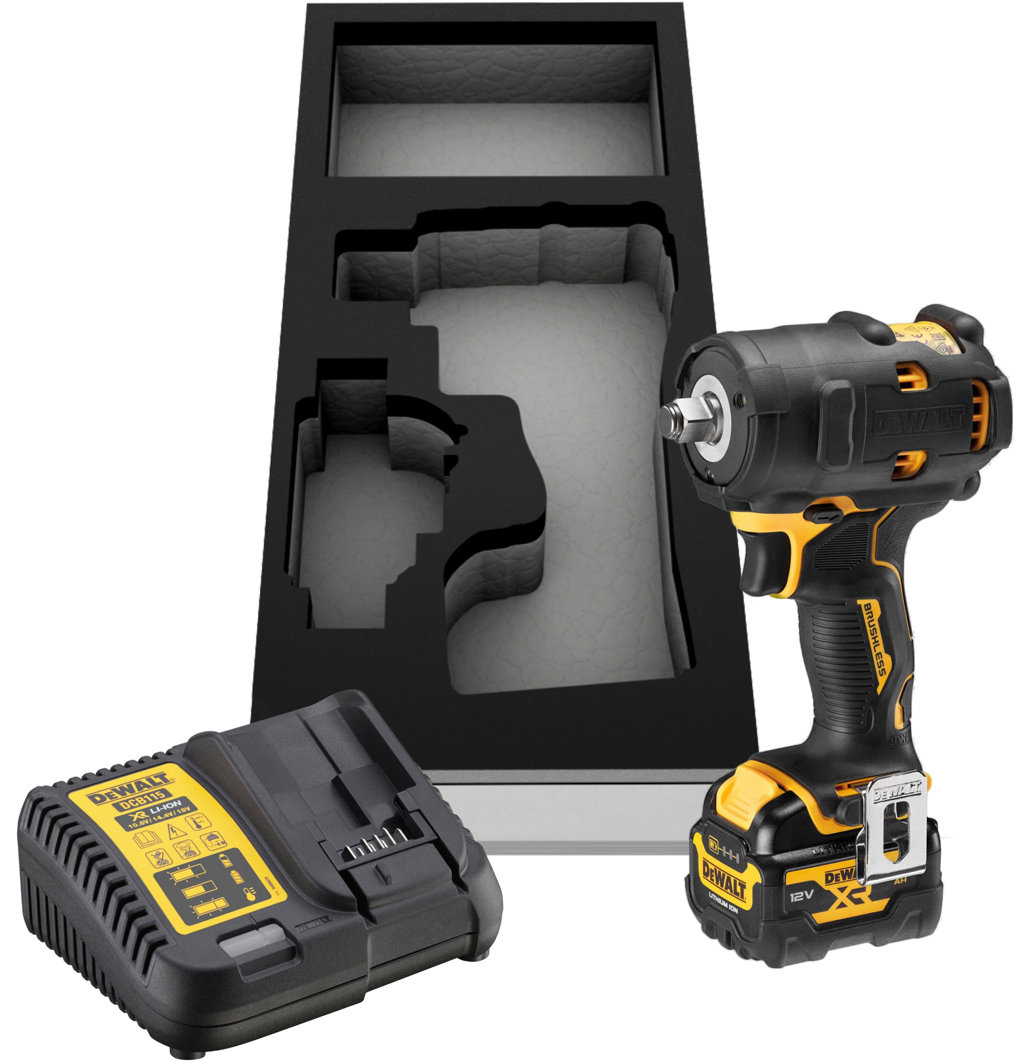 Изображение товара Аккумуляторный гайковерт Dewalt DCF901P1G 12В 340 Нм бесщеточный