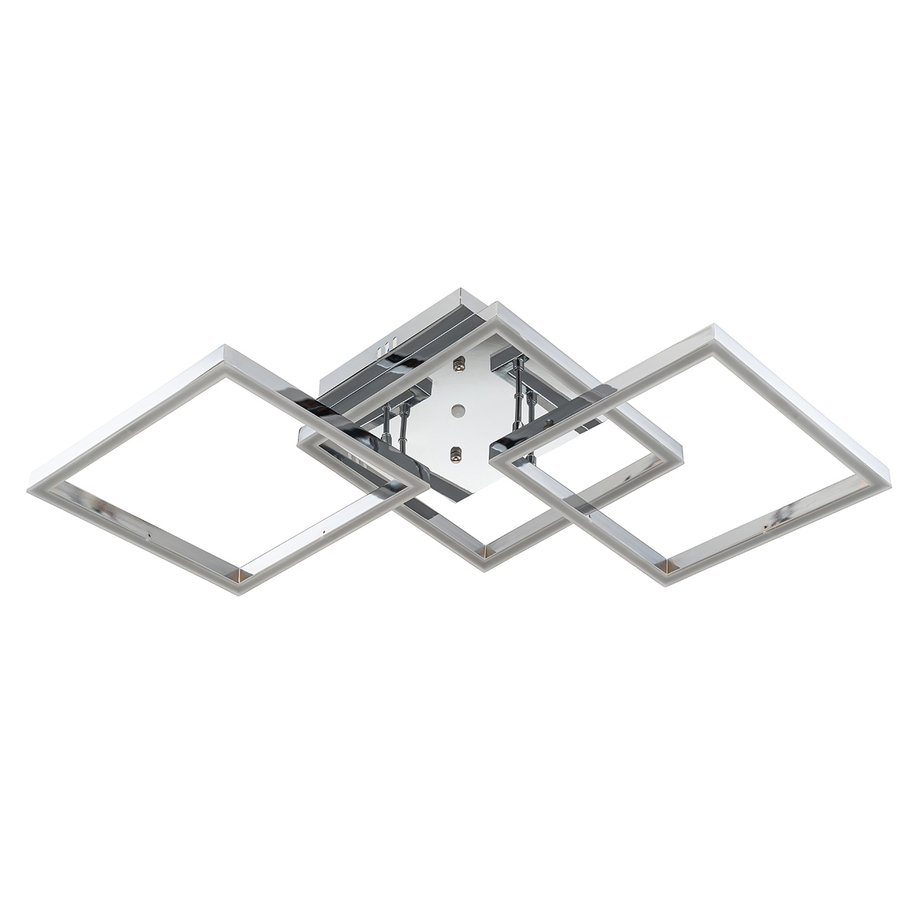 Изображение товара Люстра потолочная светодиодная Escada Olvera с пультом регулируемый 95Вт 6720Лм белый серый