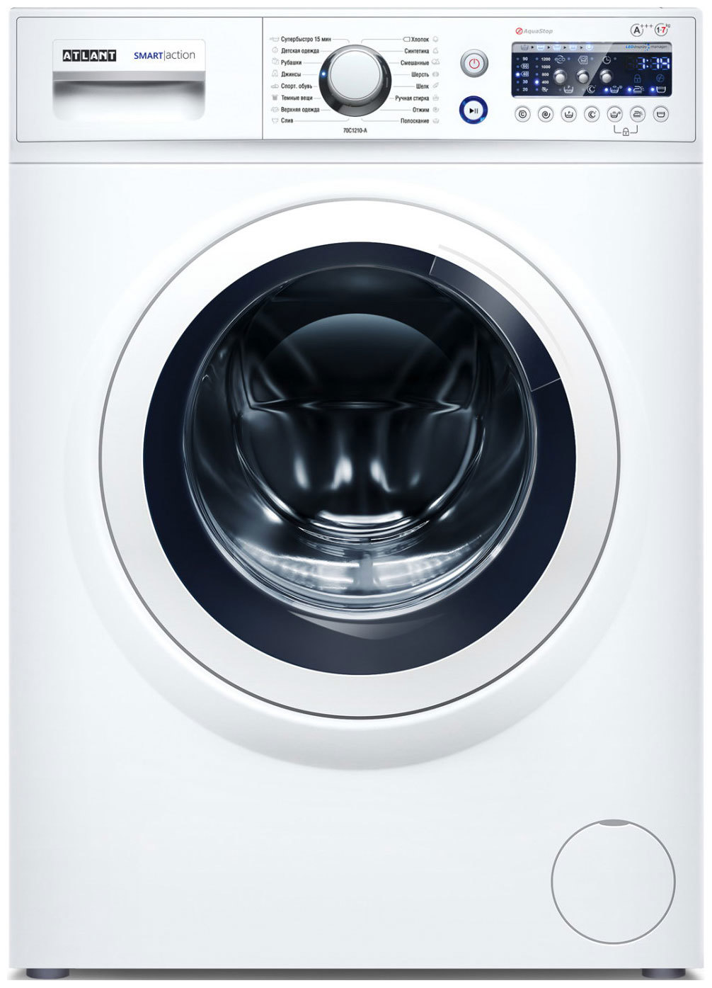 Изображение товара Стиральная машина Atlant Сма-70С1210-А-00 59.60x84.60x48.20 см 7 кг цвет белый