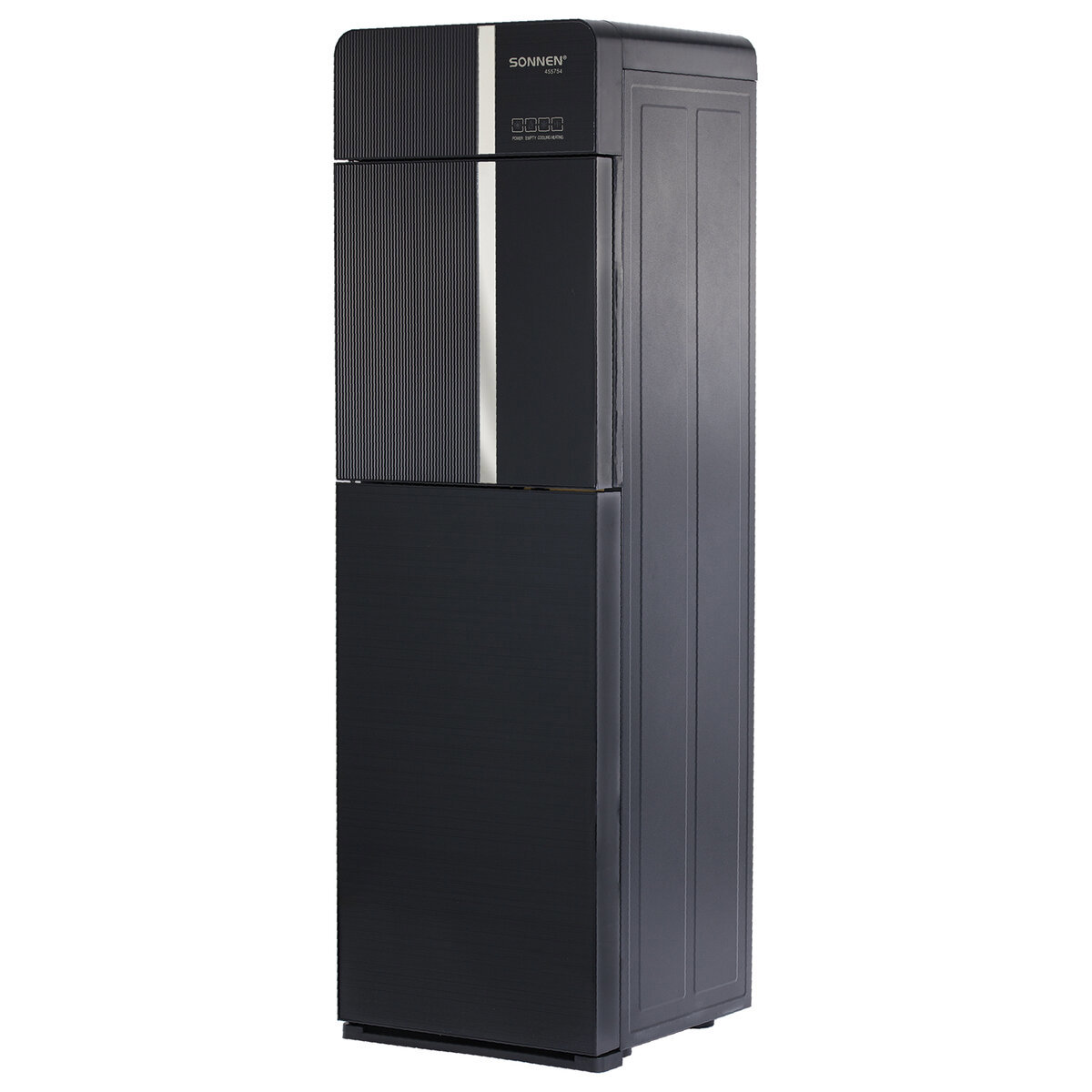 Изображение товара Напольный кулер для воды SONNEN FSE-03BR с нижней загрузкой, черный