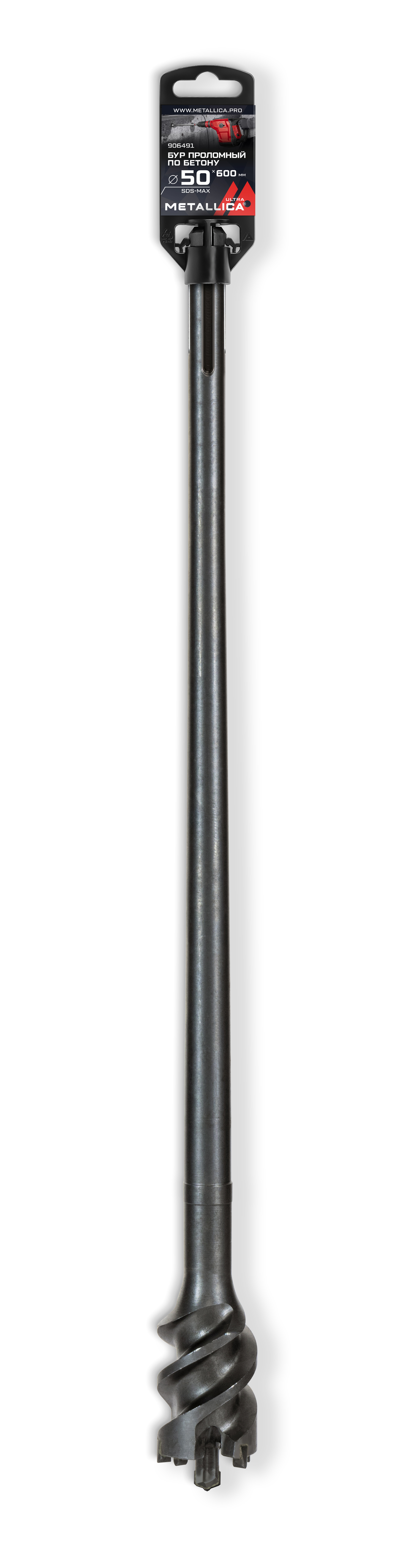Изображение товара Бур по бетону SDS Max Metallica 906491 50x600 мм
