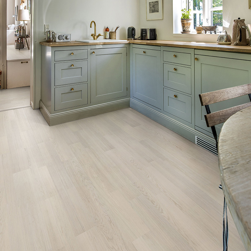 Изображение товара Паркетная доска Kahrs Life Дуб Кокосовый крем 7 мм 2.83 м² 2-полосная