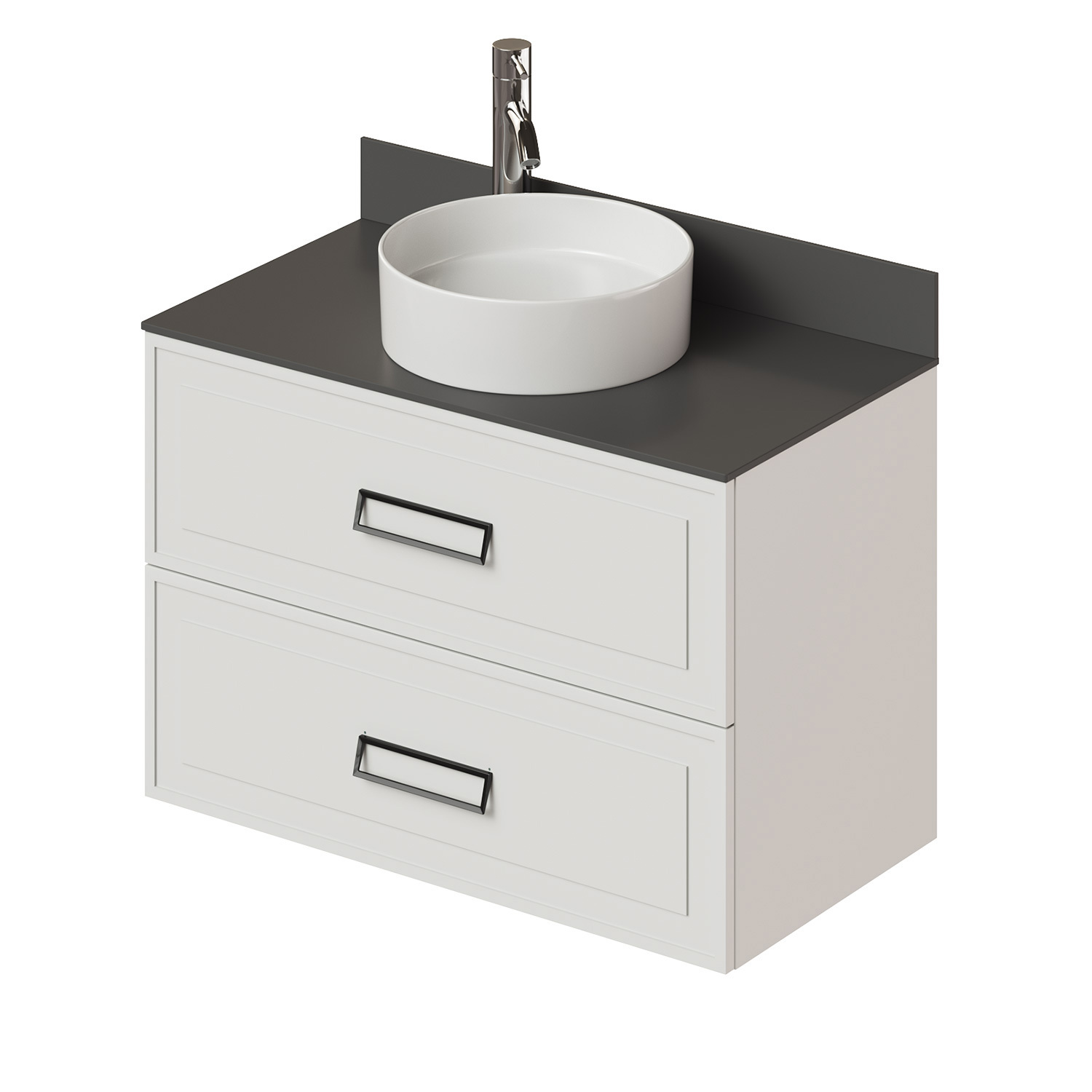 Изображение товара Тумба под раковину Итана Pino 91 см подвесная бежевый влагозащитный МДФ