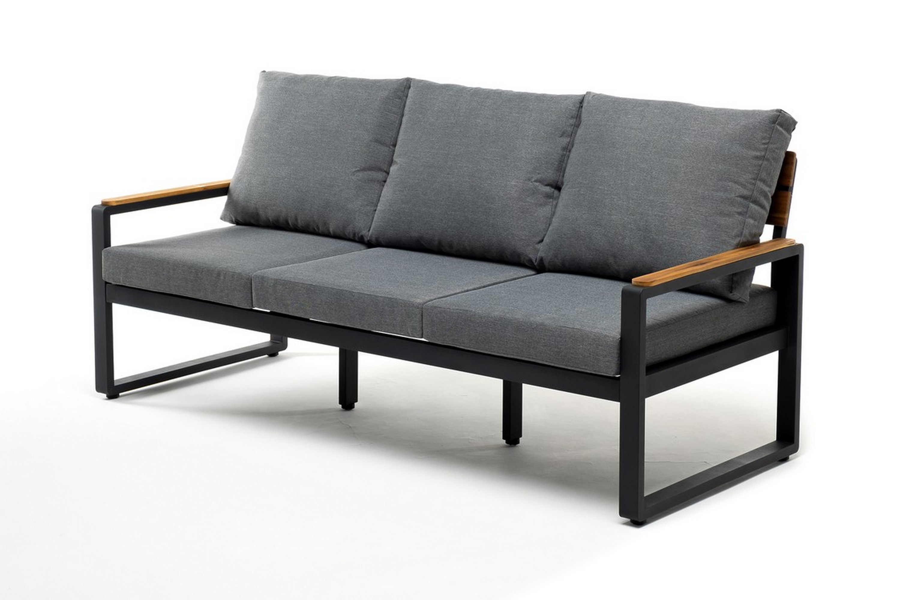 Изображение товара Диван садовый Joygarden 15498 TOPA 178 см x 75.5 см x 74 см алюминиевый сплав серый/серебристый