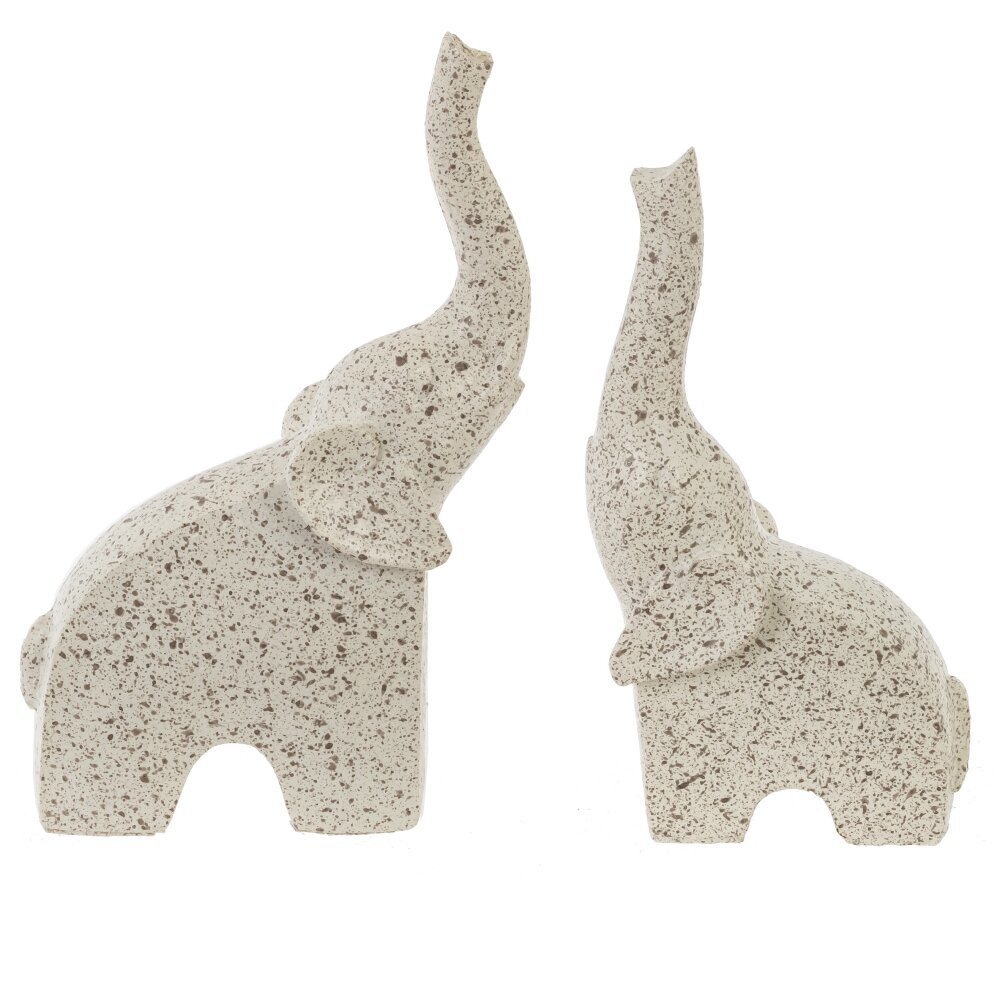 Изображение товара Декоративная фигура No name Слонов 2 шт Белый ПВХ