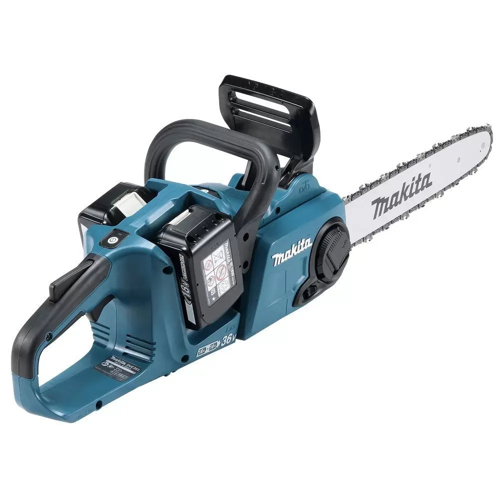 Изображение товара Пила аккумуляторная бесщёточная Makita Duc353rf2 18 В шина 35 см 2x3 Ач АКБ и ЗУ в комплекте