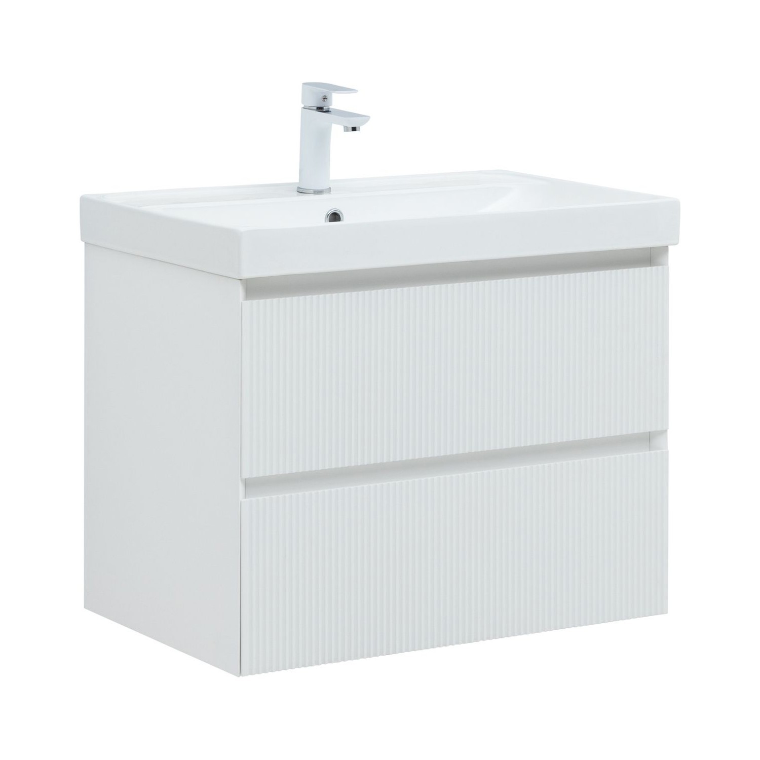 Изображение товара Тумба под раковину напольная Aquanet 00337155 68.8см цвет белый