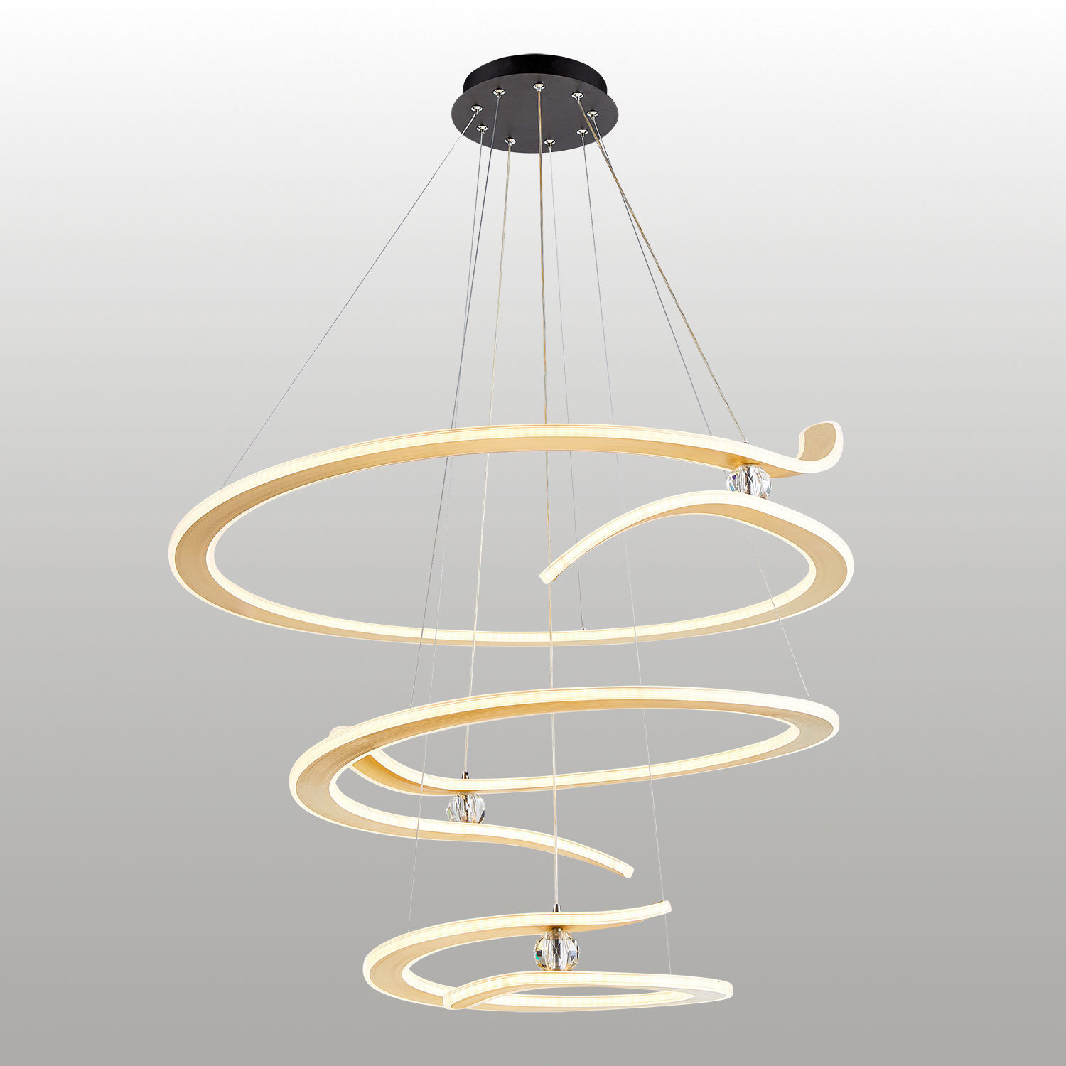 Изображение товара Люстра подвесная светодиодная Lussole Hale LSP-7380 60м² современный дизайн