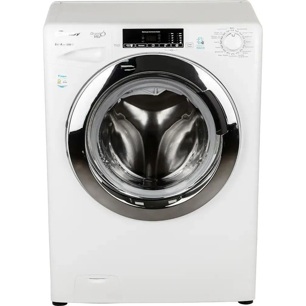 Изображение товара Стиральная машина Candy GVS34126TC2/2-07 6 кг NFC Smart Touch белая
