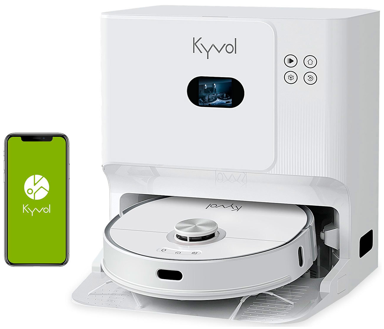 Изображение товара Робот-пылесос Kyvol S 60 с влажной уборкой и управлением через приложение