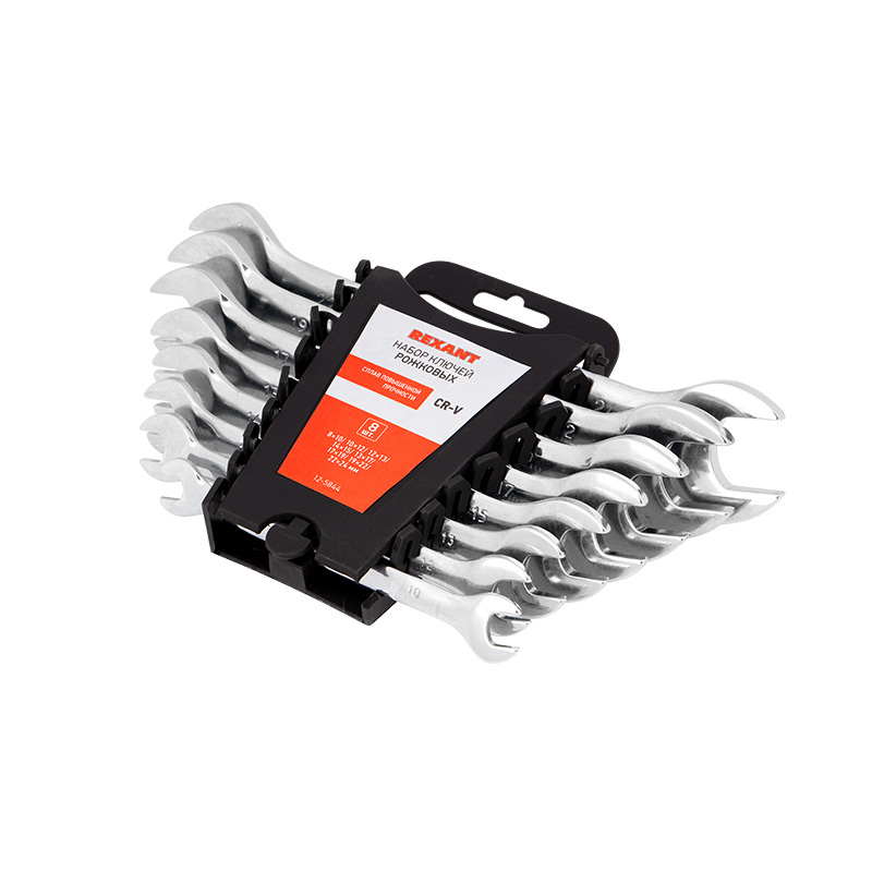 Изображение товара Набор ключей рожковых Rexant 12-5844, 8-24 мм, 8 шт