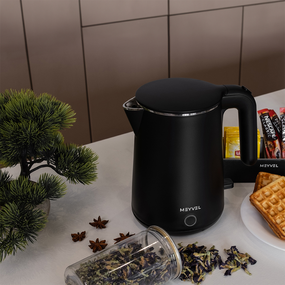 Изображение товара Чайник 1 л Meyvel MKE-04T пластик цвет черный