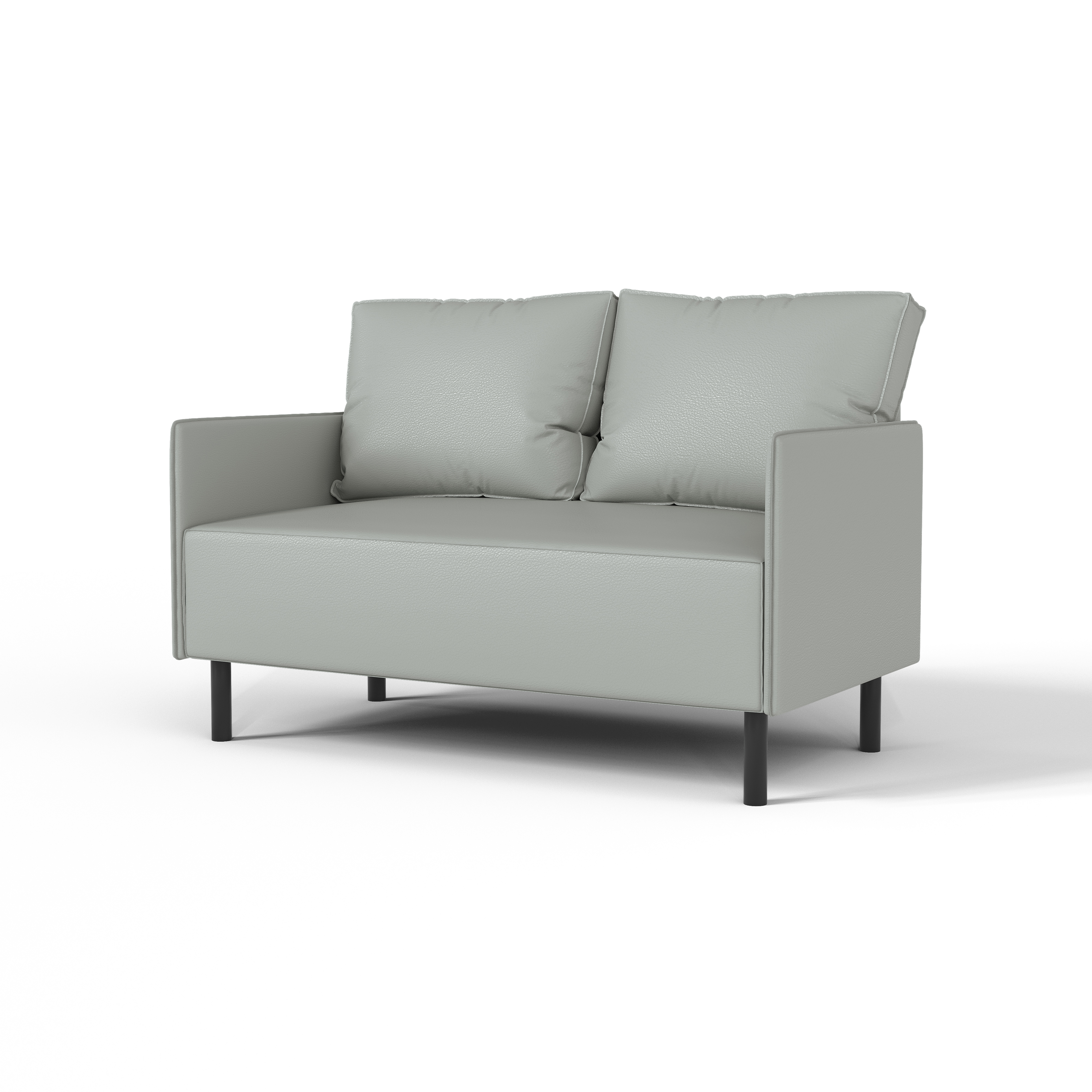 Изображение товара Диван SALON TRON ORION 117x82x66 см искусственная кожа серый