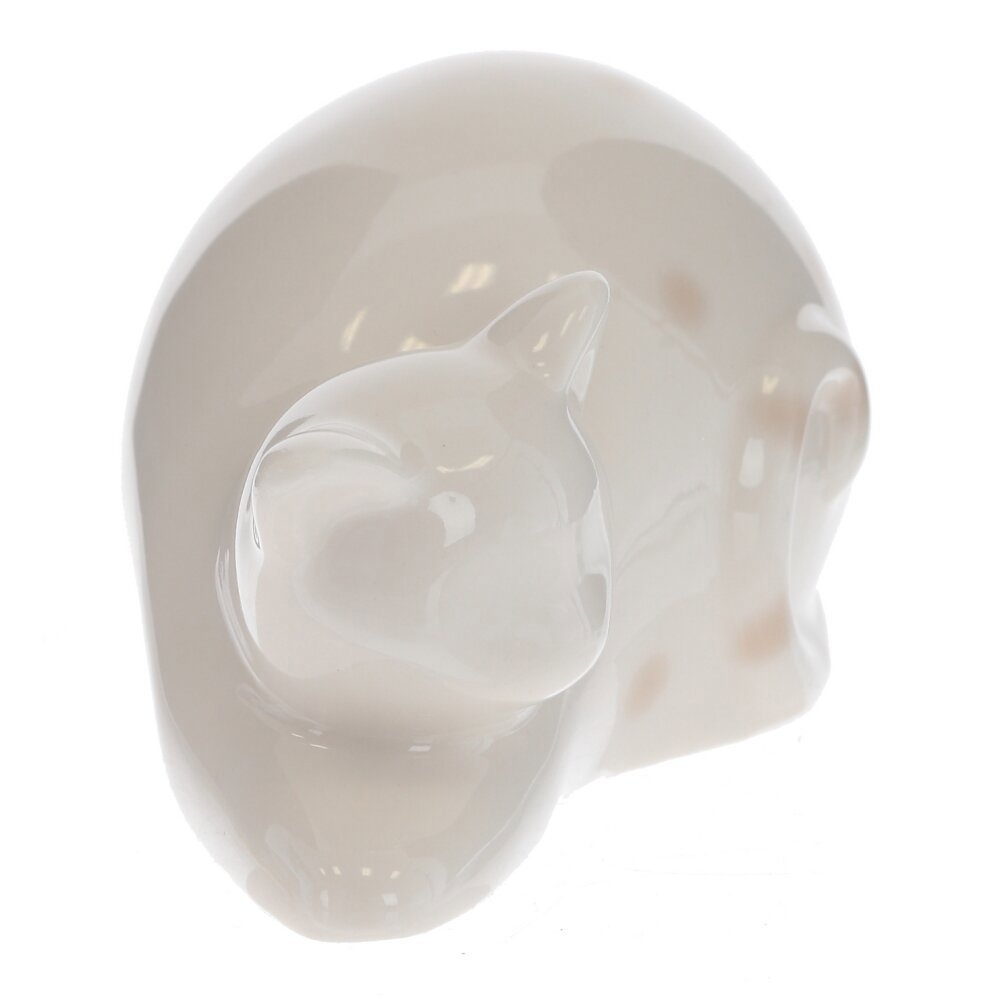 Изображение товара Декоративная фарфоровая фигурка котёнок 5x6 см