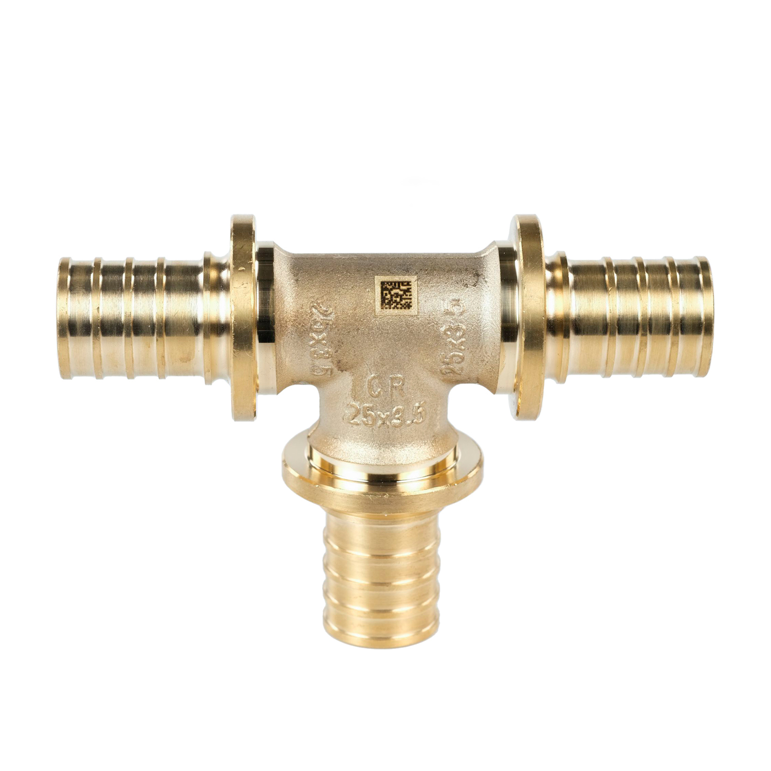 Изображение товара Тройник Рехау 25x25x25 мм латунь 11080331001