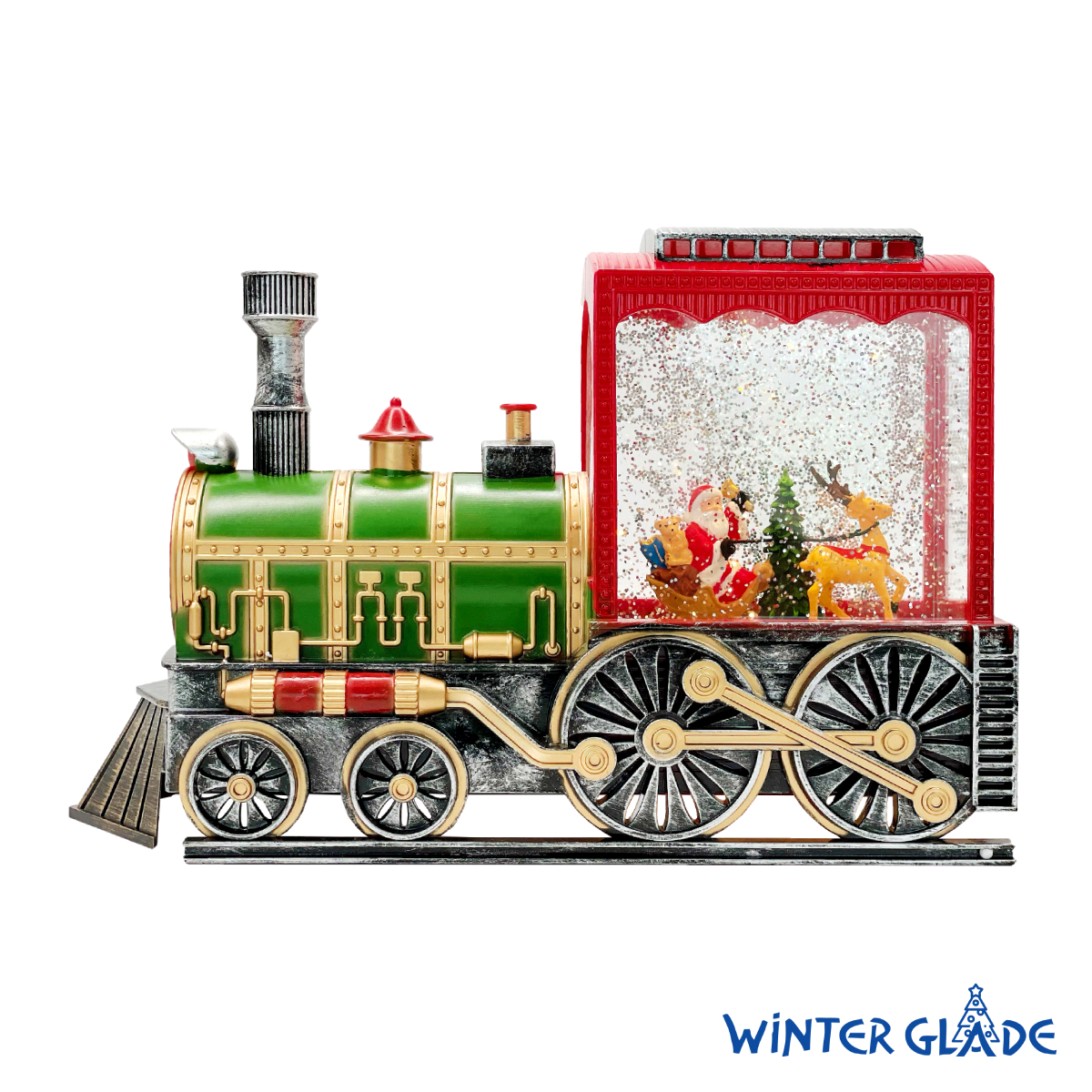 Изображение товара Новогодняя фигурка Winter Glade Фонарь с подсветкой и музыкой 29.5 см