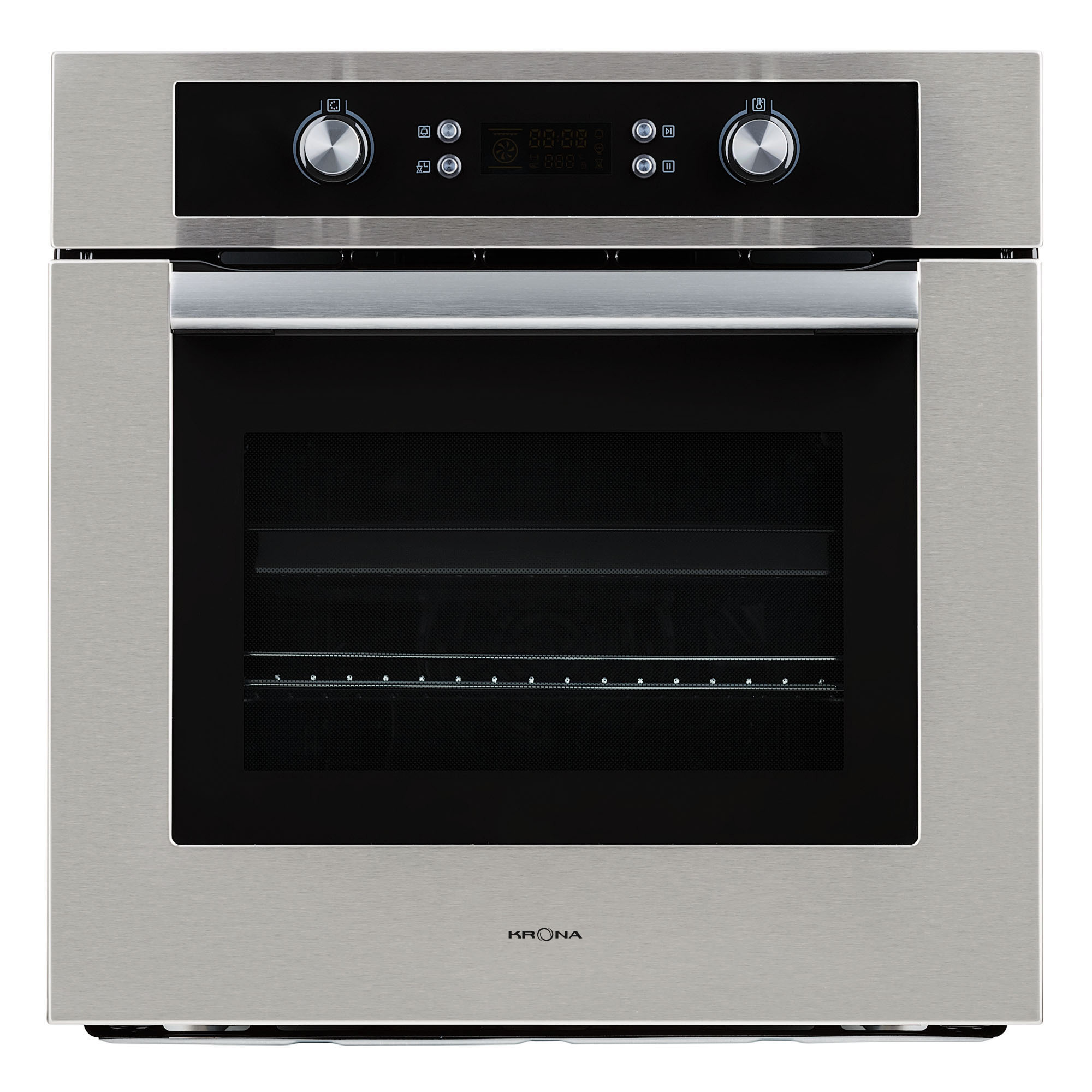 Изображение товара Встраиваемый электрический духовой шкаф Krona Belcanto 60 ix 76 л черный нержавеющая сталь