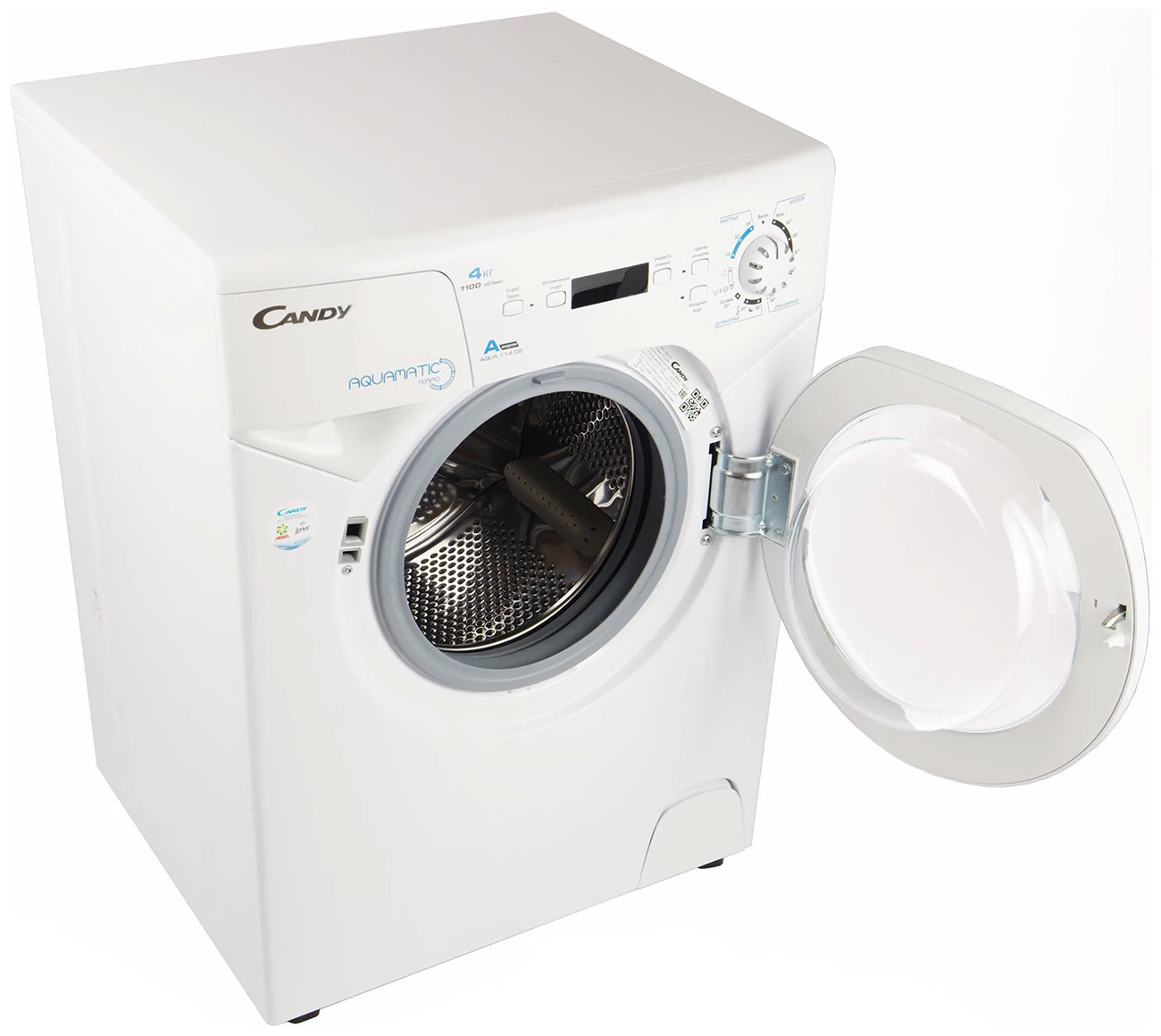 Изображение товара Стиральная машина Candy AQUA 114D2-07 4 кг фронтальная белая компактная