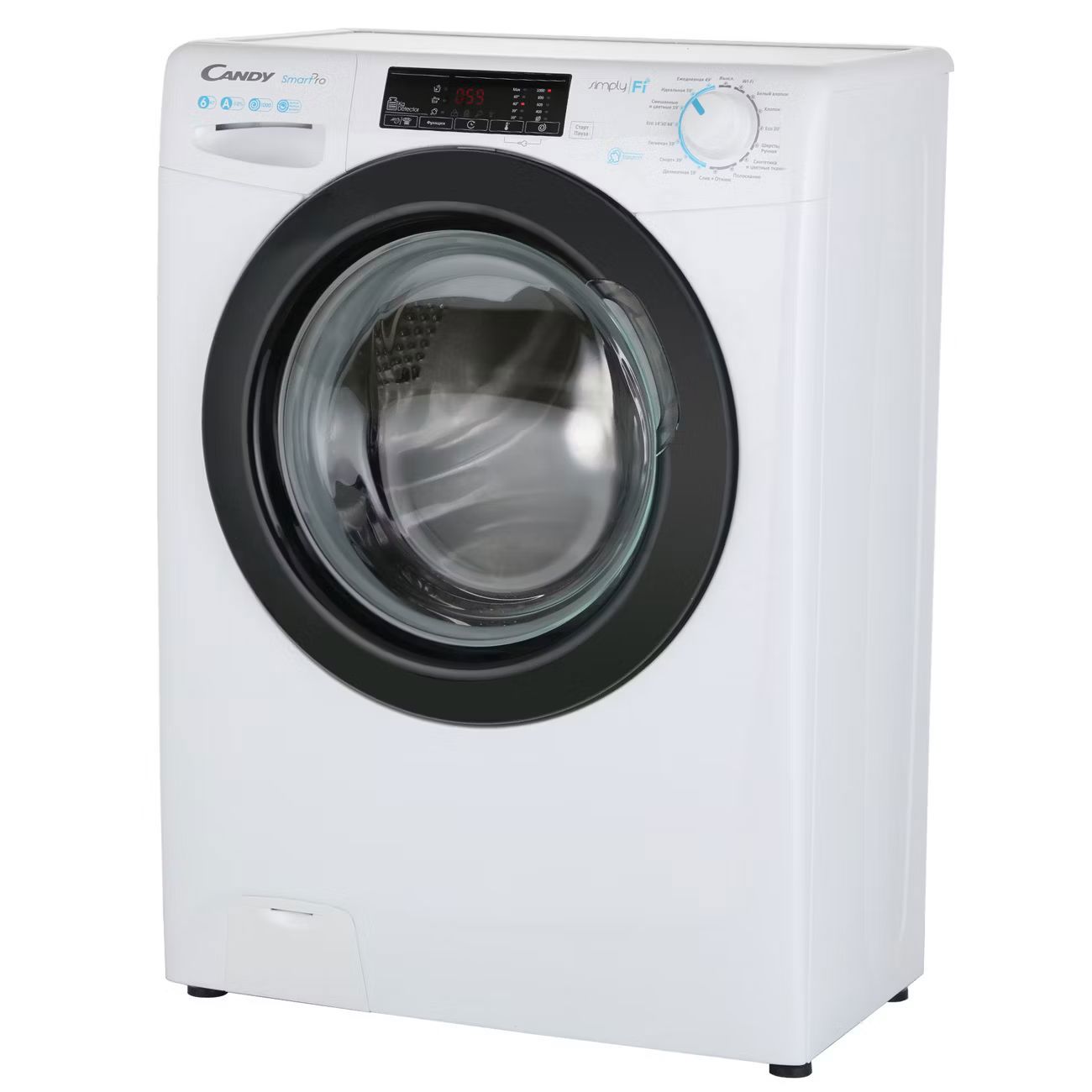 Изображение товара Стиральная машина Candy Smart Pro 60x85x34 см 6 кг цвет белый