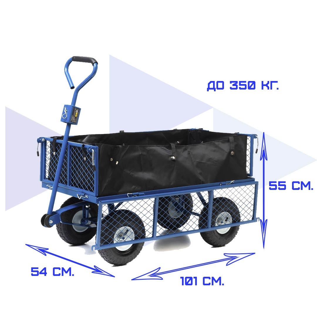 ТележкаручнаясадоваяHaitecHT-GW350350кг