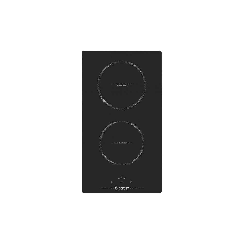 Изображение товара Электрическая варочная панель Gefest ПВИ 4000 30 см 2 конфорки цвет черный