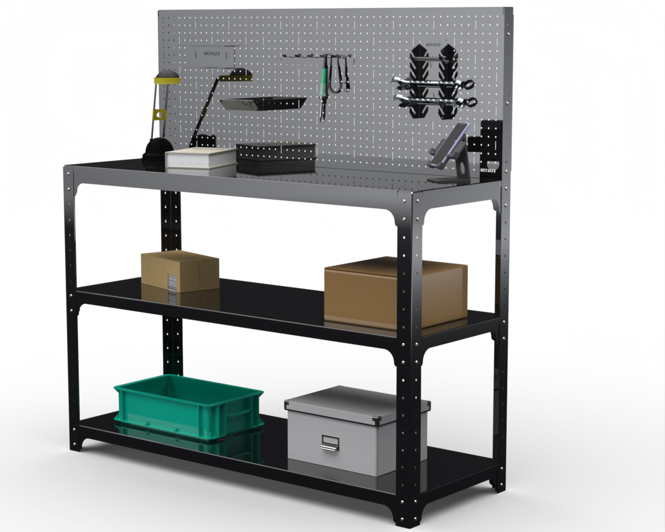 Изображение товара Стол-верстак Metalex 205567 950x1000x500 мм максимальная нагрузка 260 кг