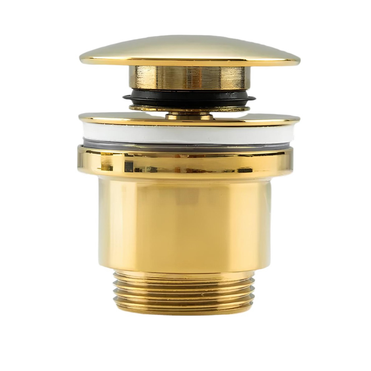 Изображение товара Донный клапан для ванны Do.korona DK-806A-J 7 см ø6.5 клик-клак цвет золотой