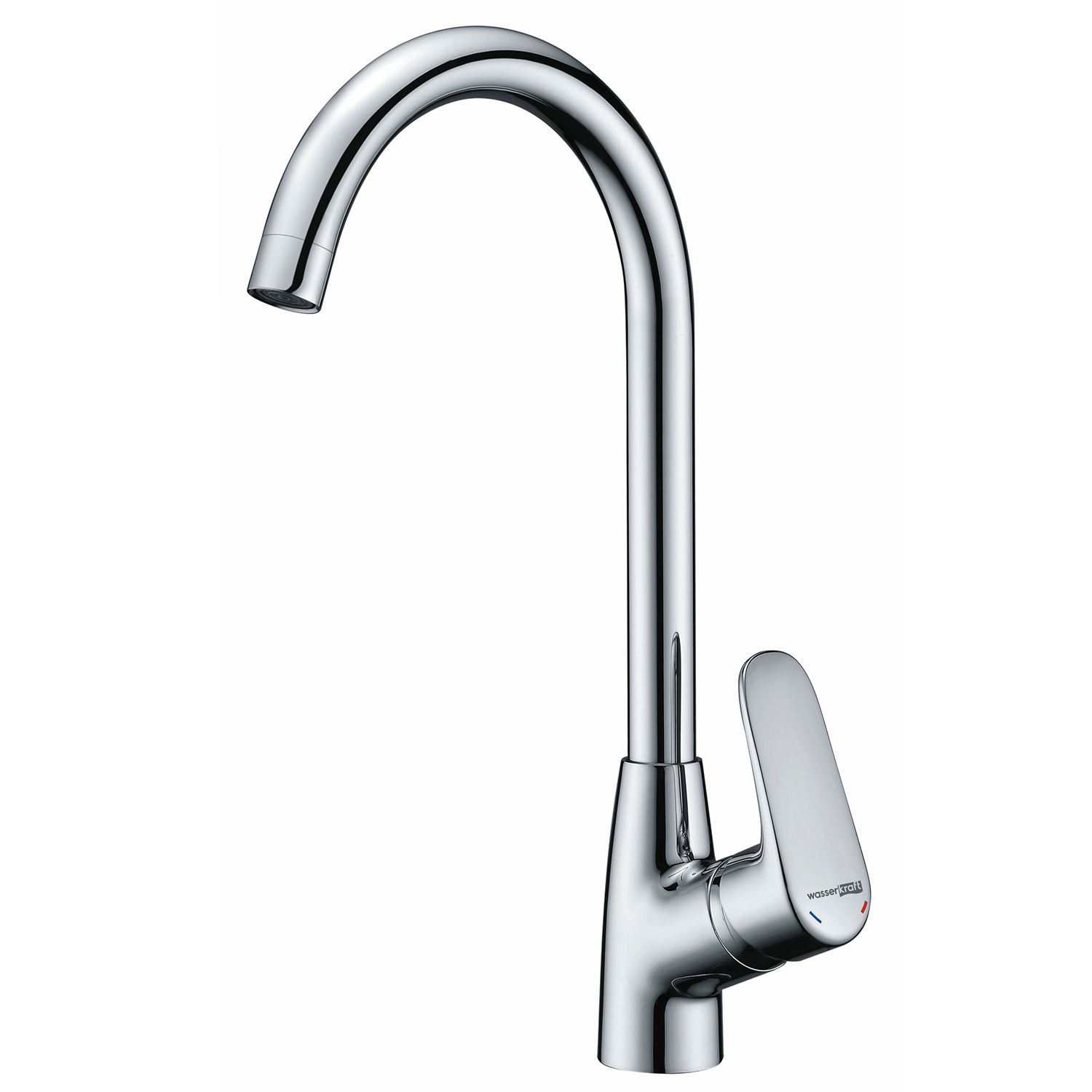 Изображение товара Смеситель для кухни Wasserkraft Vils с поворотным изливом и гараннов 5 лет