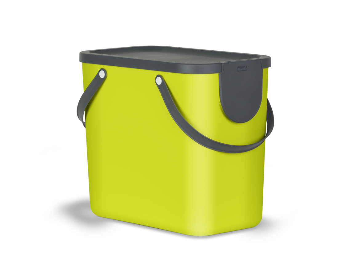 Изображение товара Контейнер для сортировки мусора Rotho Albula 25 л лайм