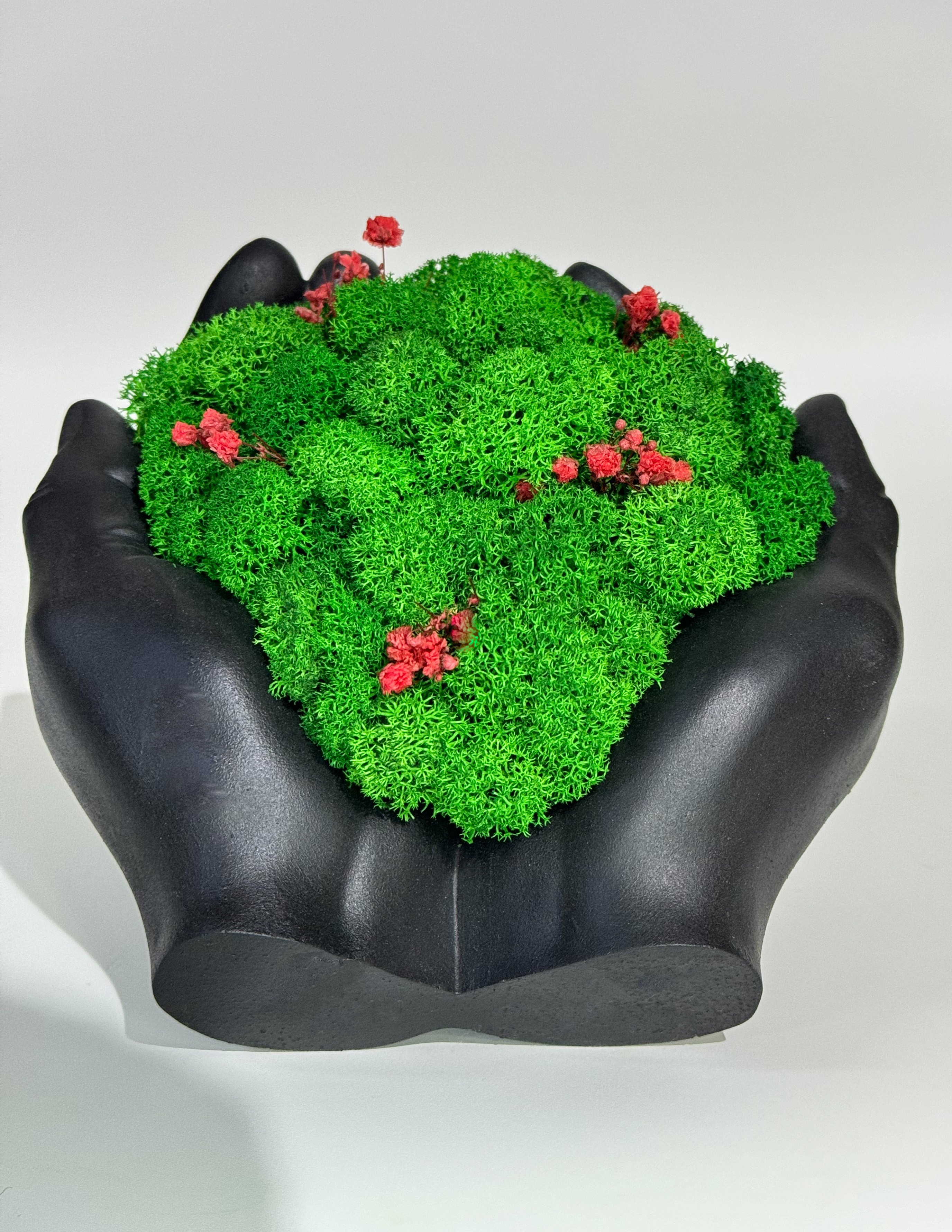 Изображение товара Кашпо гипсовое Floral Руки черные