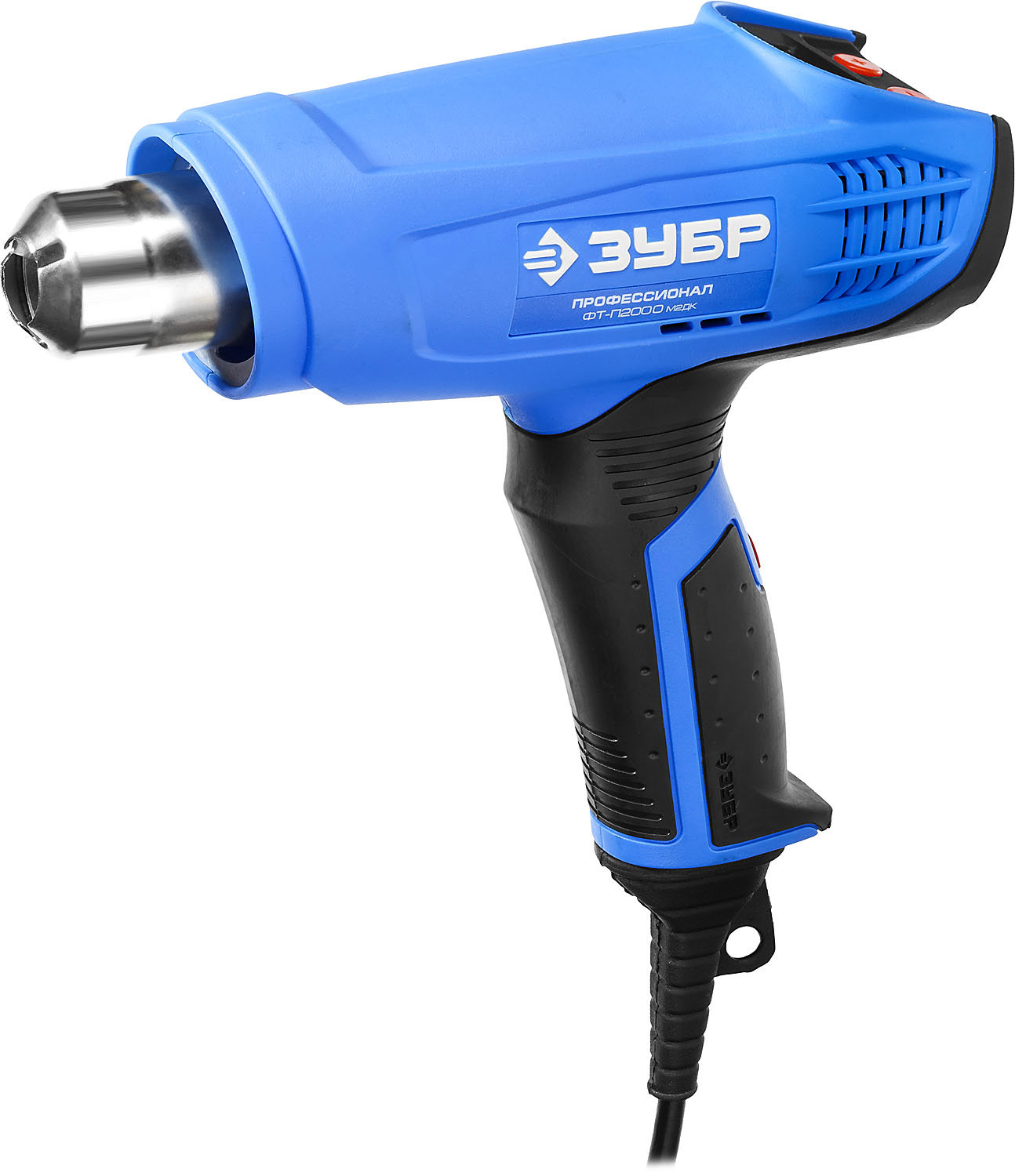 Изображение товара Профессиональный фен ЗУБР ФТ-П2000 М2ДК 2000 Вт цифровое управление и насадки