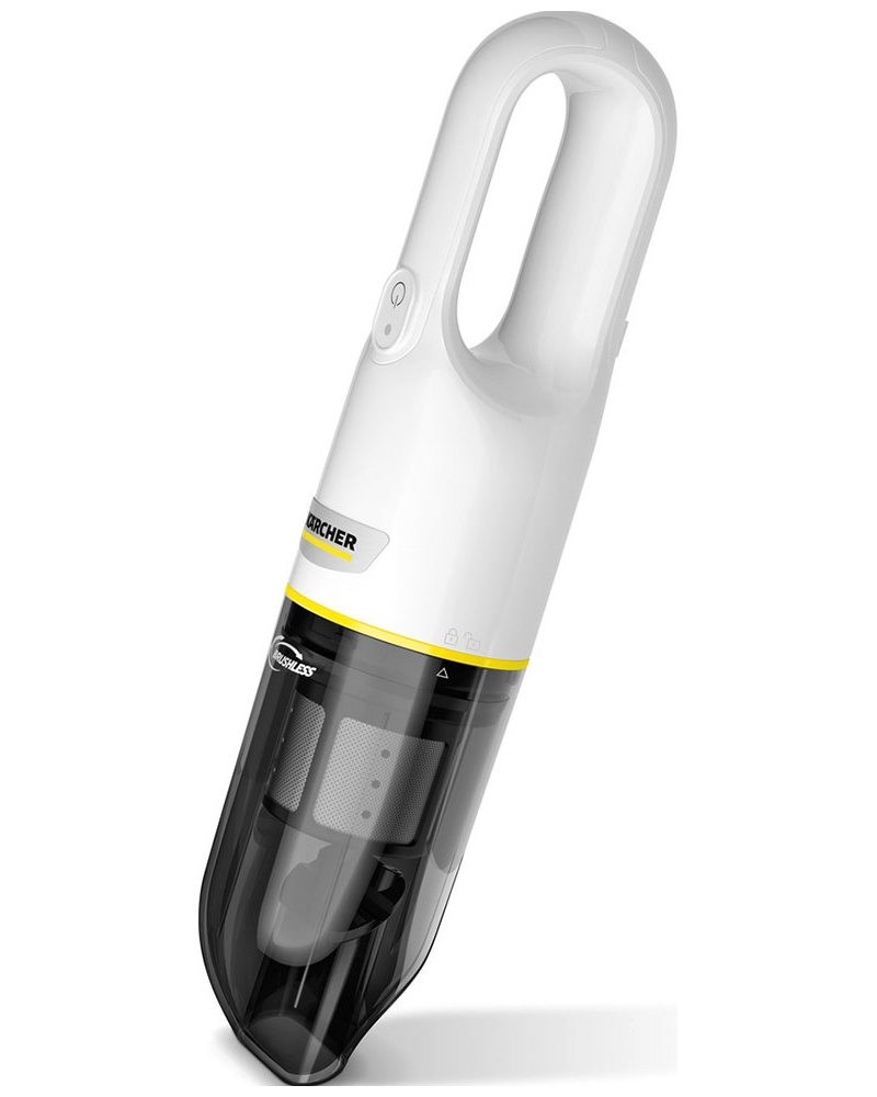 Изображение товара Портативный аккумуляторный пылесос Karcher CVH 2 белый 70 Вт 0.15 л