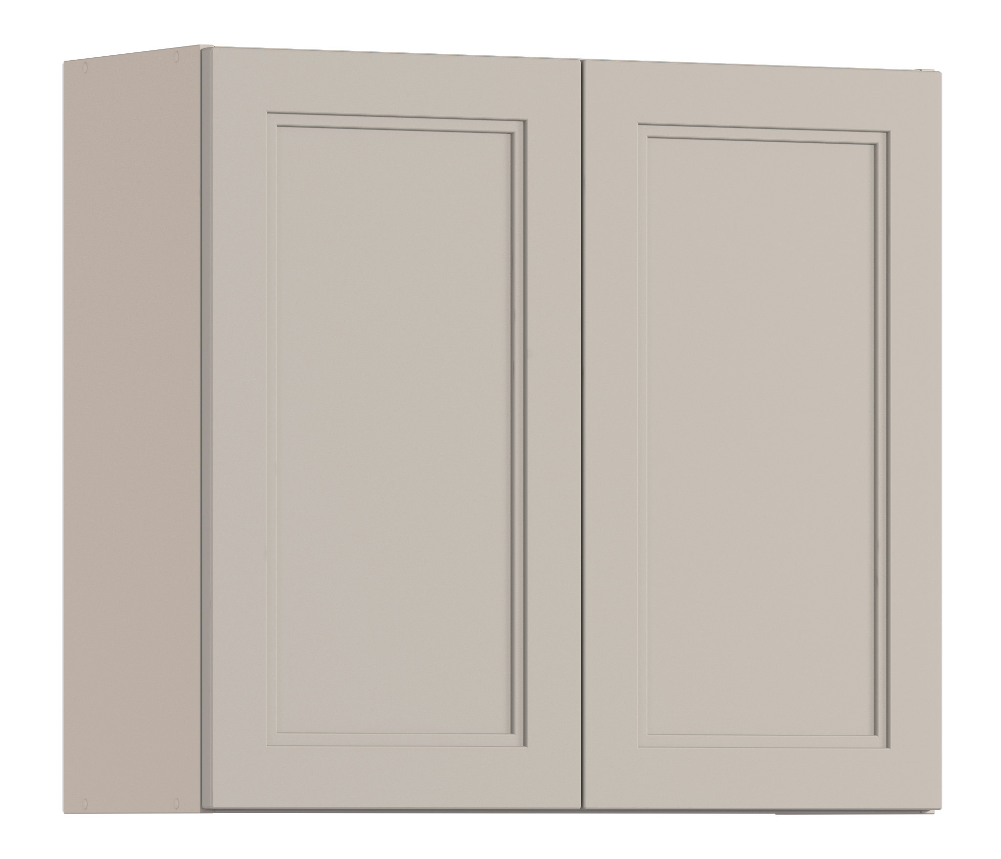 Изображение товара Навесной шкаф Регина Столплит 80x72x29 см с 2 фасадами МДФ цвет серый