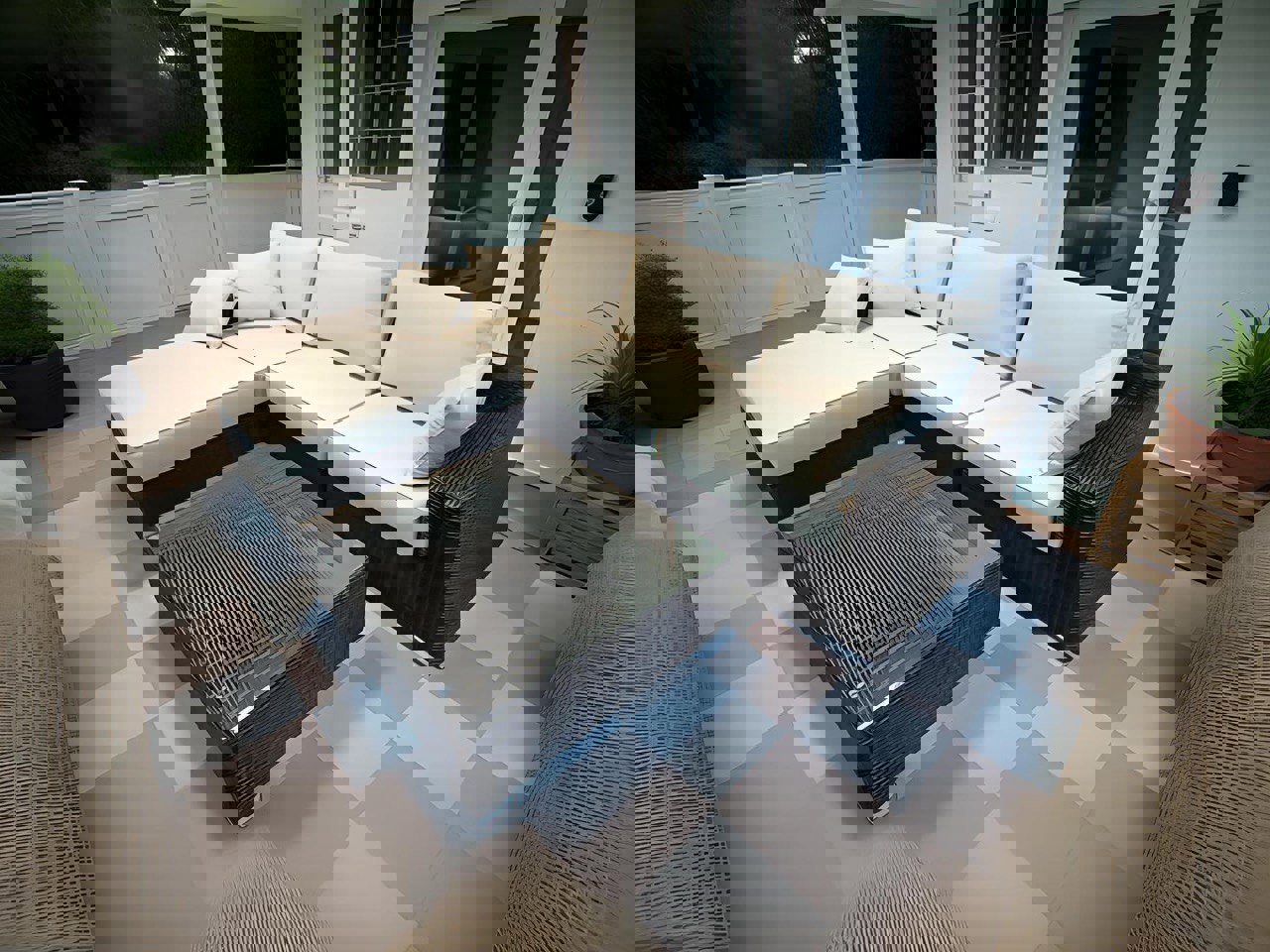 Изображение товара Набор садовой мебели для отдыха Sunset sm-1015 с подушками