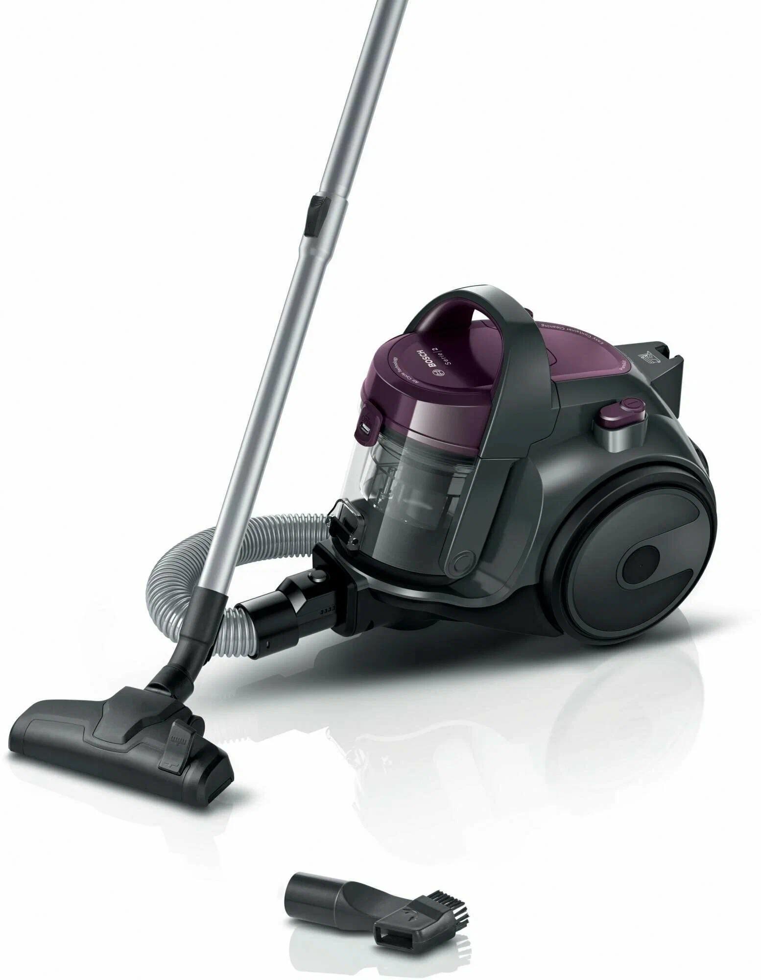 Изображение товара Пылесос с контейнером Bosch BGS05AAA1, 700 Вт, 1.50 л