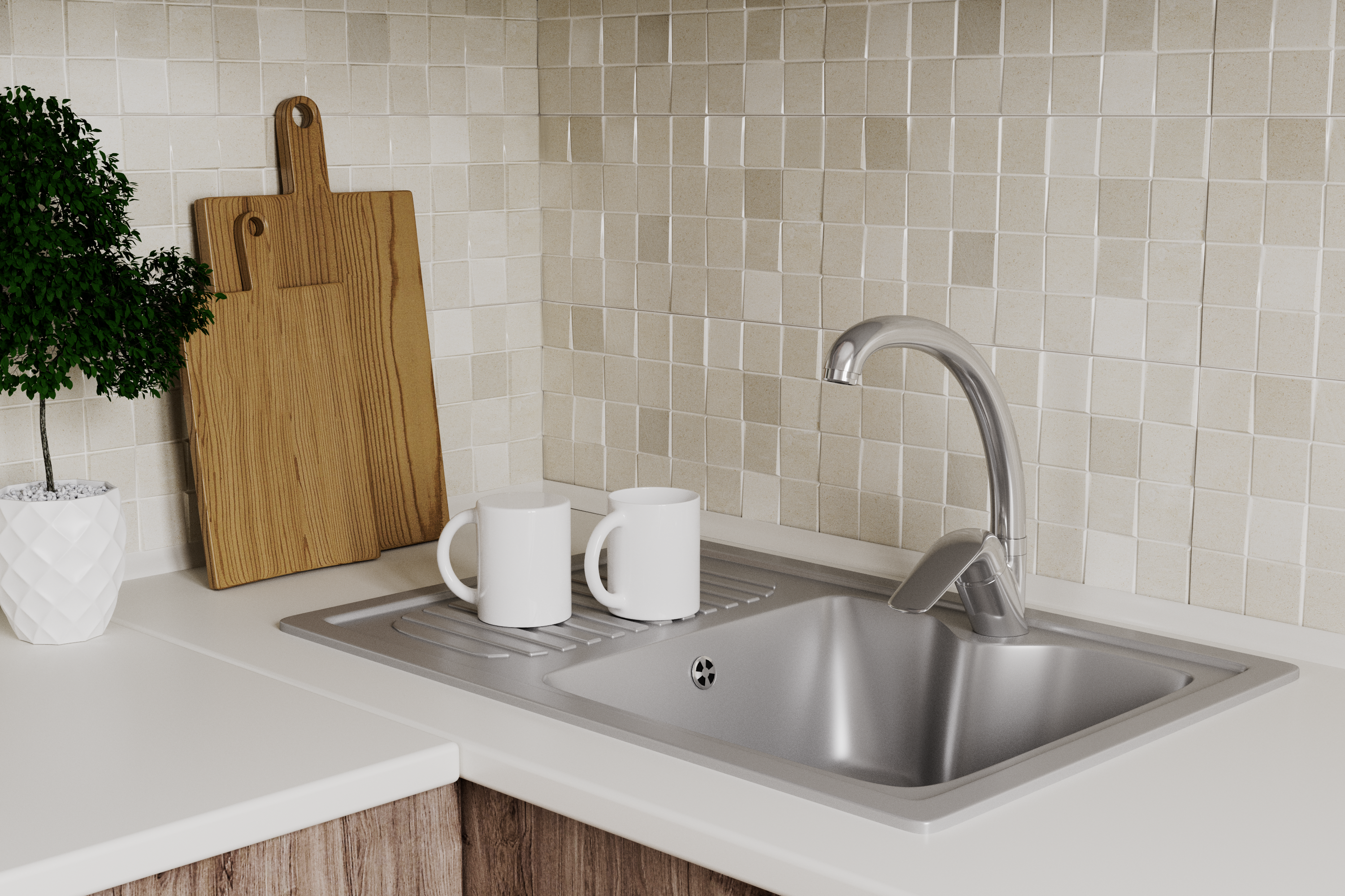 Изображение товара Смеситель для кухни RUSH FI1835-22 латунь однорычажный Россия