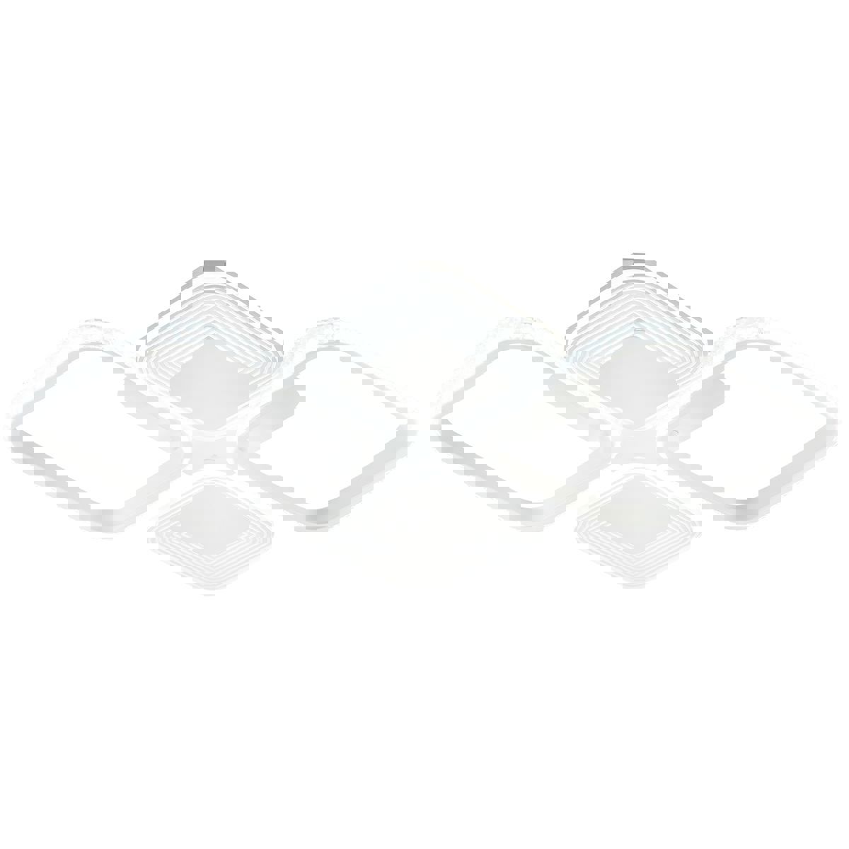 Изображение товара Люстра потолочная светодиодная Escada Plain с пультом 18 м² белый дизайн