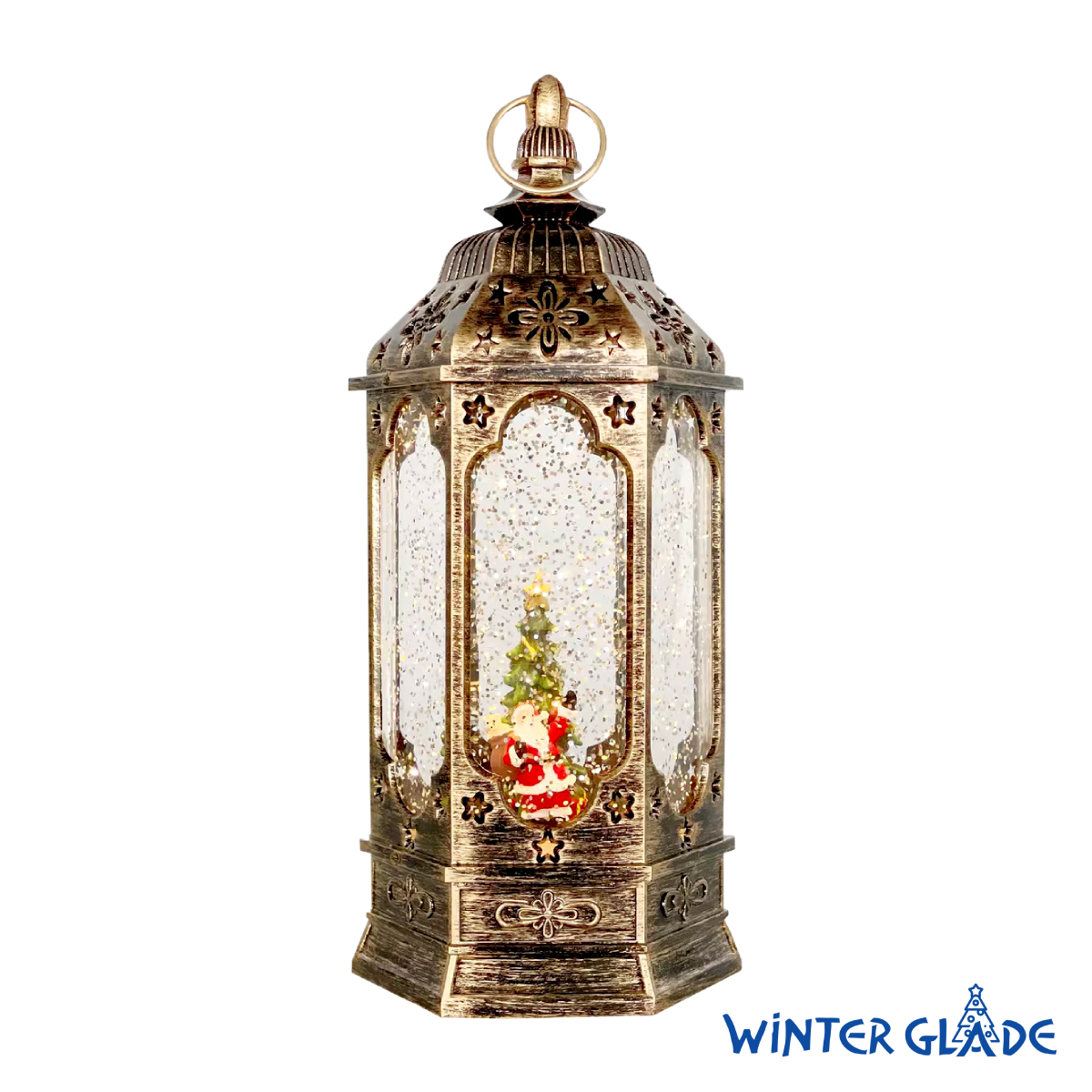 Изображение товара Новогодний фонарь Winter Glade F25-1 9x10x23 см