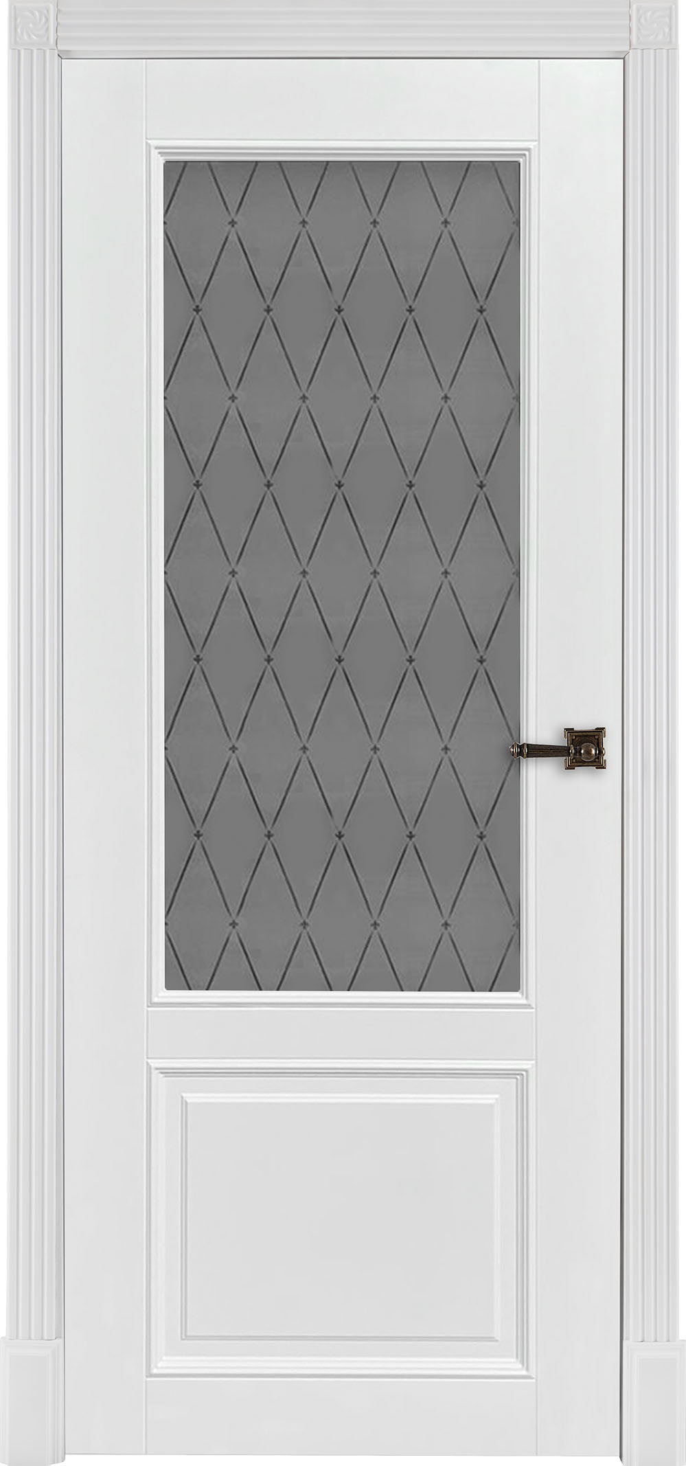 Изображение товара Дверь межкомнатная Классик 4 200x70см белая эмаль