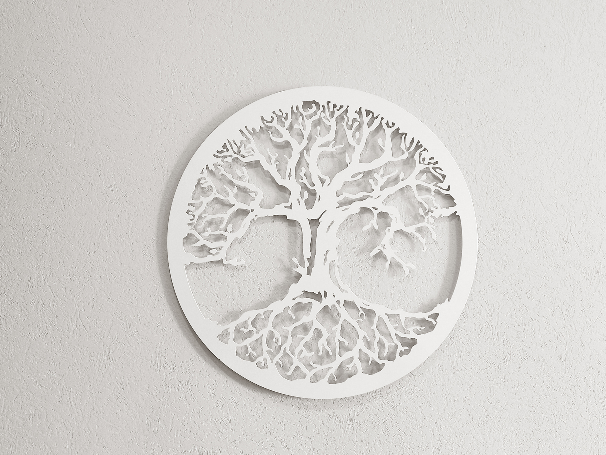 Изображение товара Панно Форвард-Мебель Дерево 68x68 см белый металл