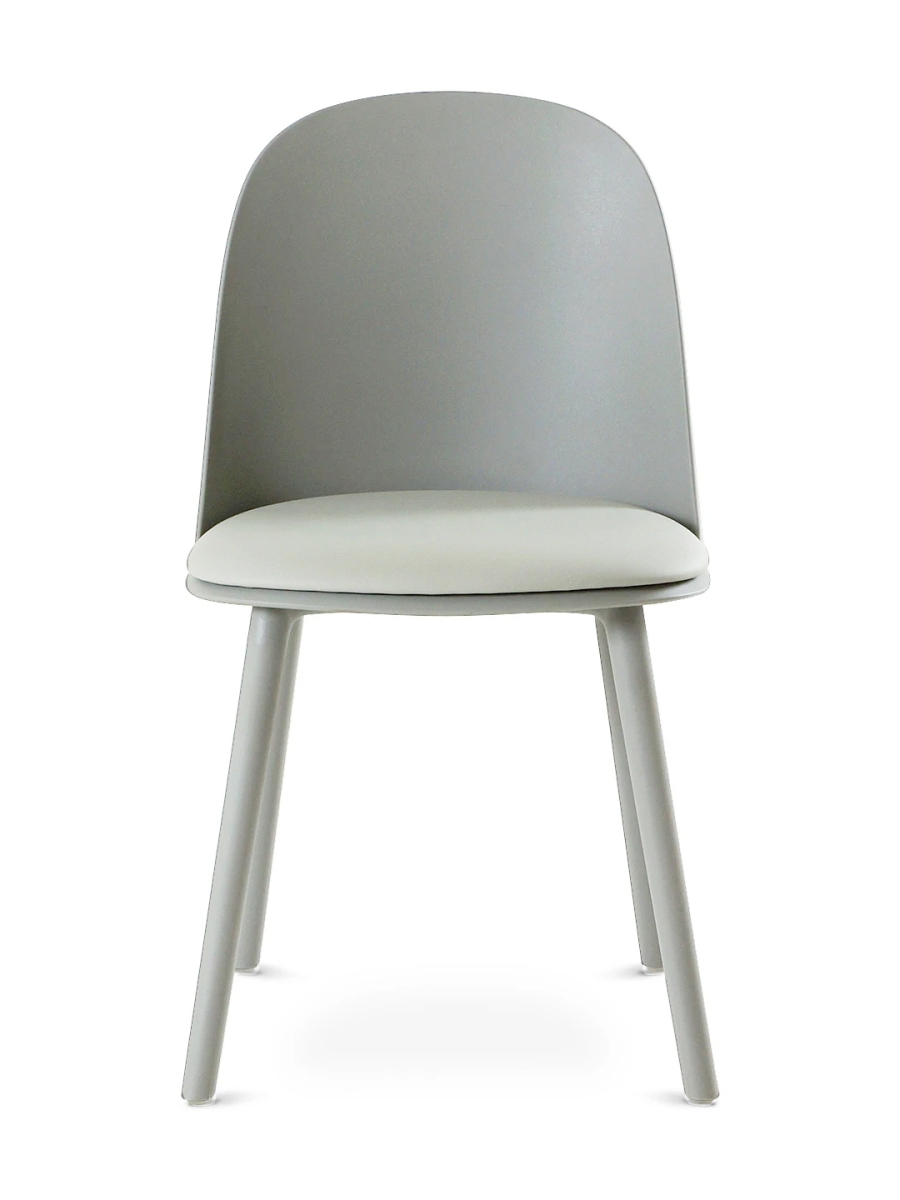 Изображение товара Стул Огого обстановочка! из серии Amato, современный дизайн, текстиль, пластик, светло-серый, 44x80