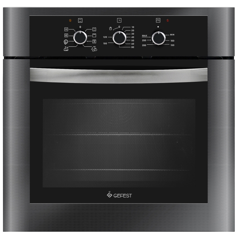 Изображение товара Встраиваемый духовой шкаф Gefest Эдв Да 622-01 59.80x59.50x56.50 см цвет черный