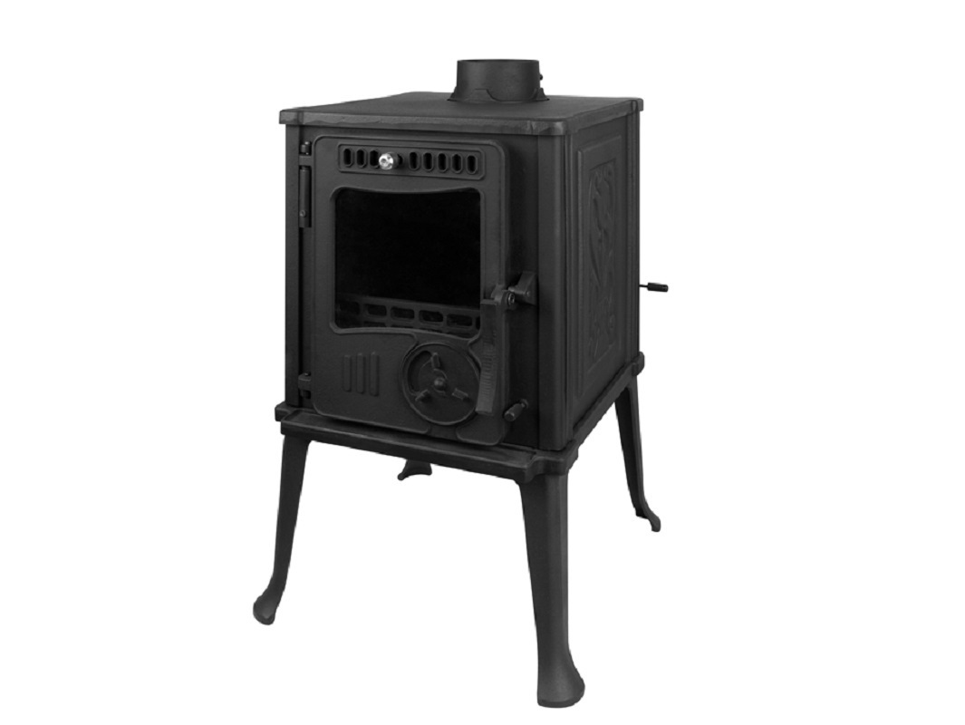 Изображение товара Печь-камин Guca Iskra из чугуна для обогрева до 40 м² с эстетичным дизайном