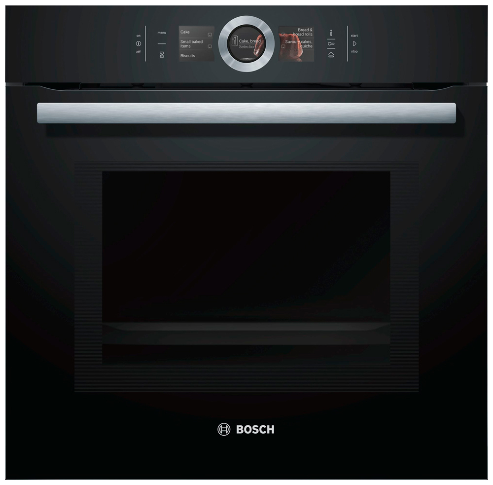Изображение товара Встраиваемый духовой шкаф Bosch Serie|8 Hng6764B6 59.40x59.40x54.80 см цвет черный