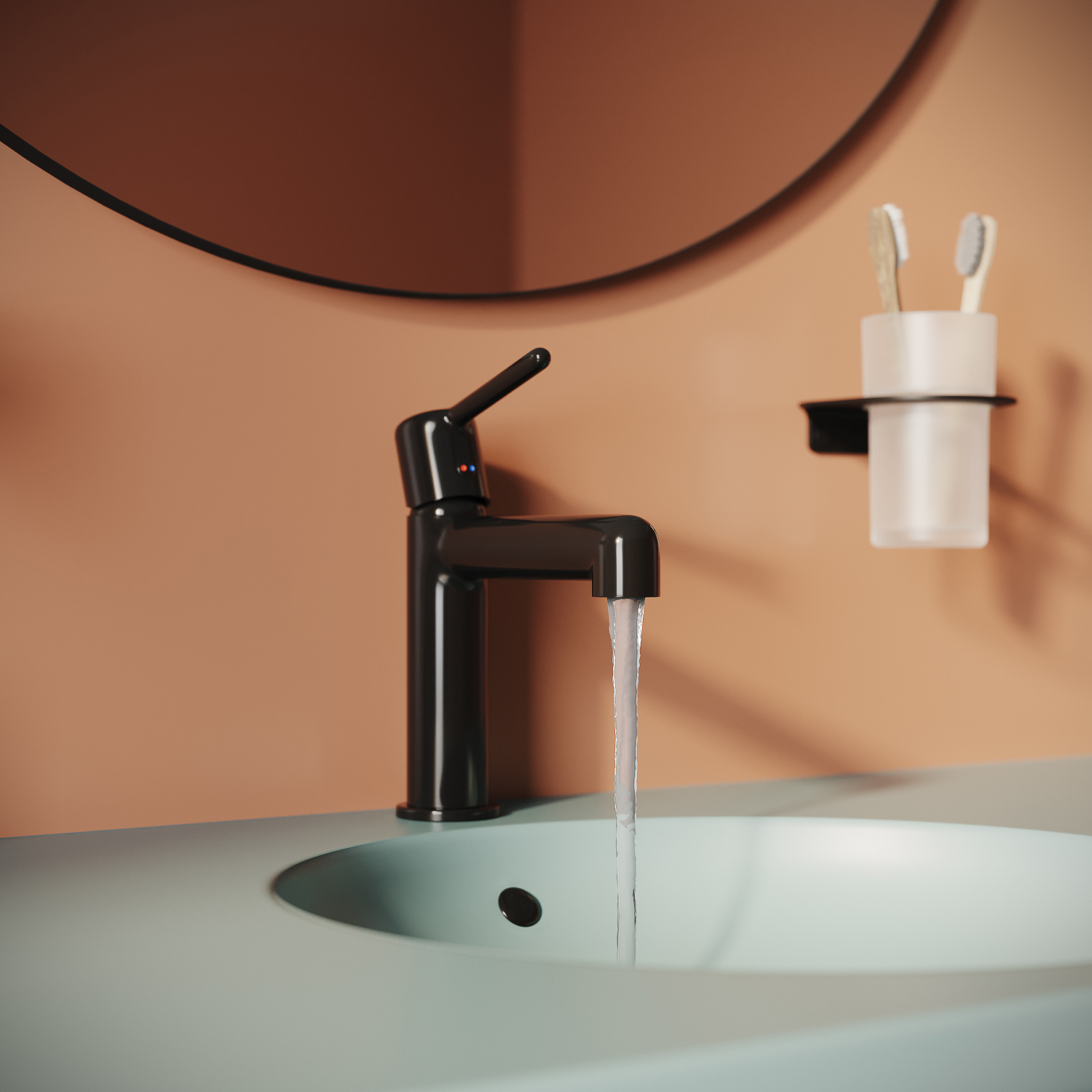 Изображение товара Смеситель для раковины IDDIS AIGGB00i01 Черный