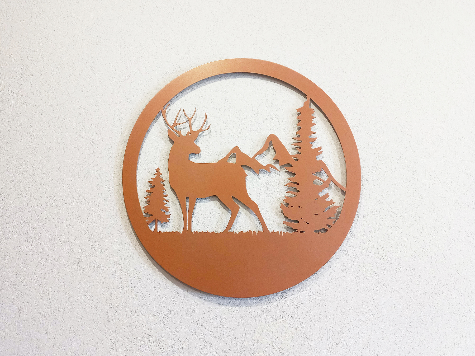 Изображение товара Панно Форвард-Мебель Природа 102108 металл, цвет бронза, 68x68 см