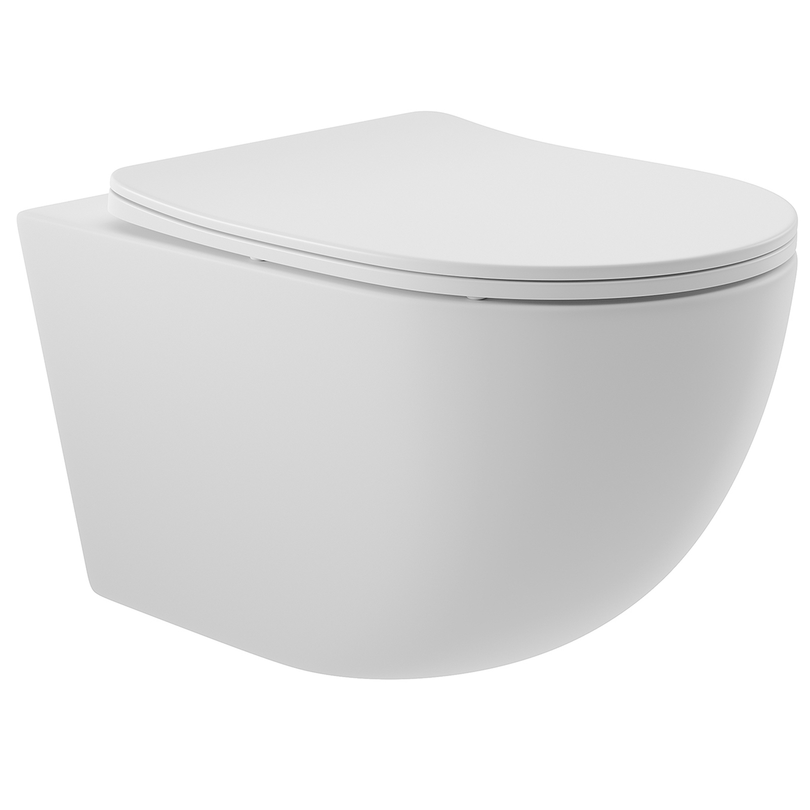 Изображение товара Подвесной безободковый унитаз Aqueduto OVO0120 с сиденьем микролифт Португалия