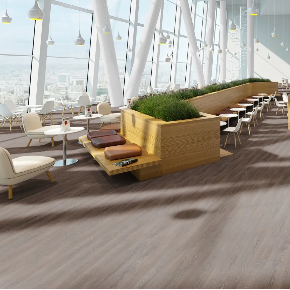 Изображение товара Виниловая плитка Tarkett Lounge Henry 3 мм 2,09 м² на клей имитация дерева