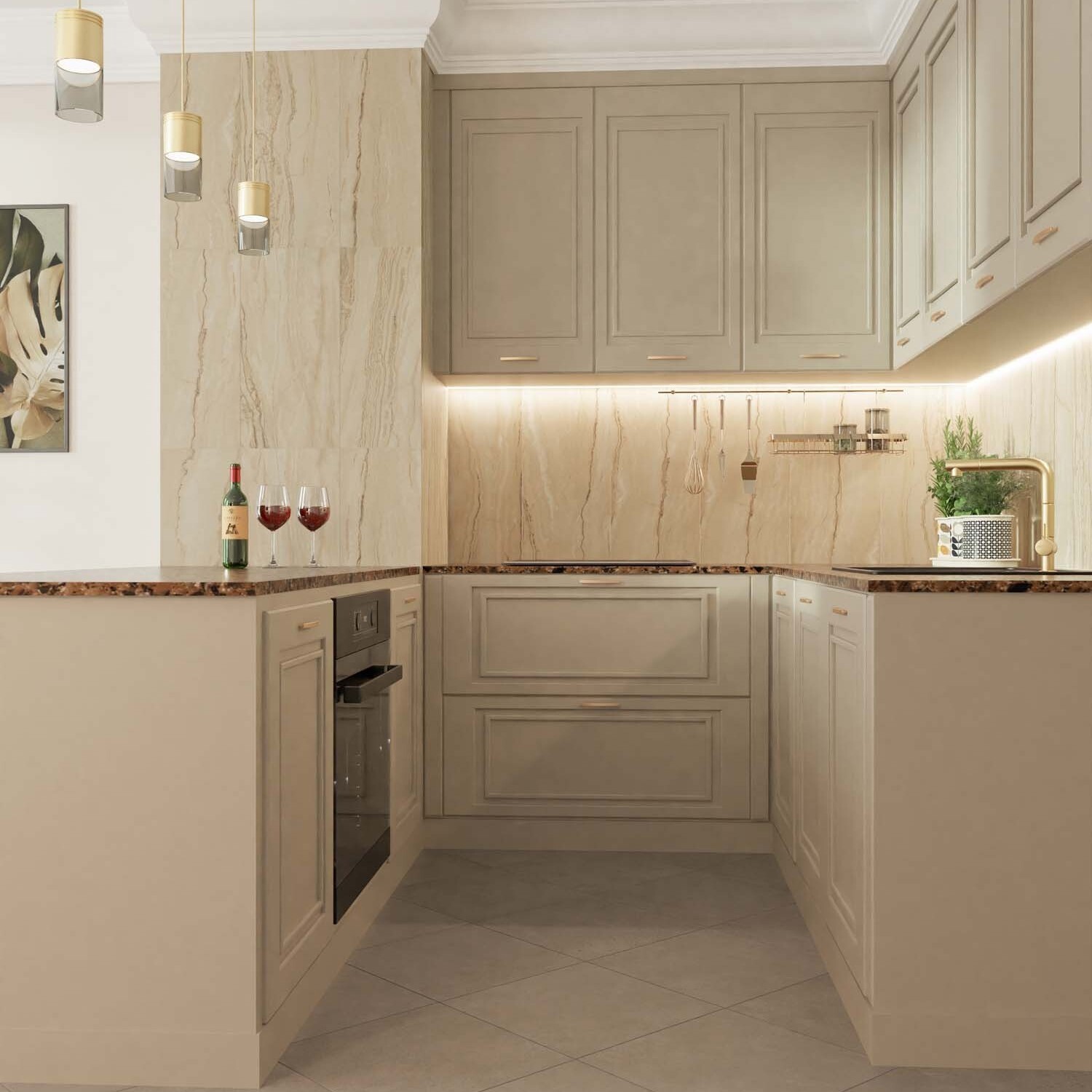 Изображение товара Керамогранит Estima Melody MO04 30.6x60.9 см бежевый